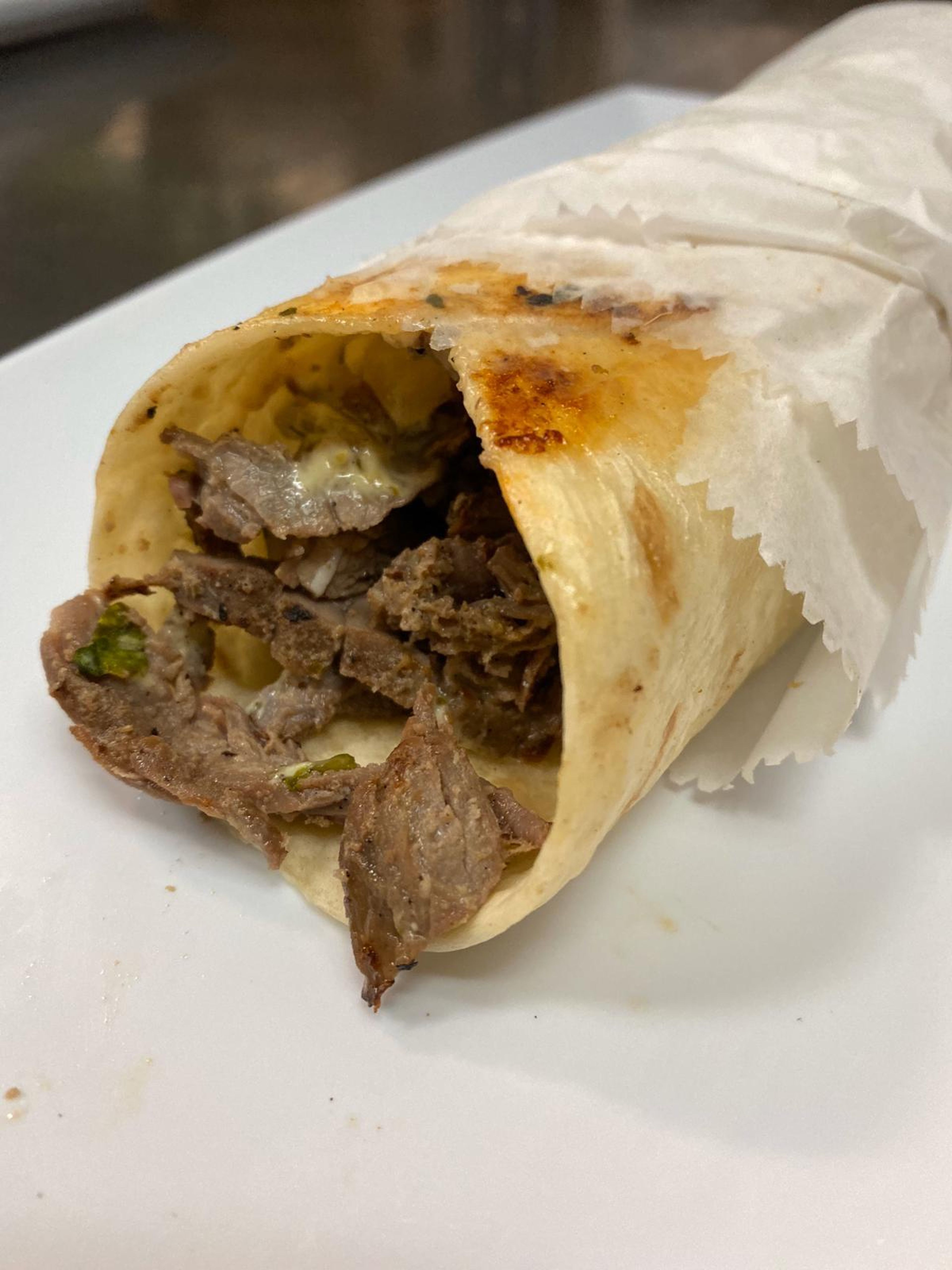 Burrito Mixto Dos Carnes.