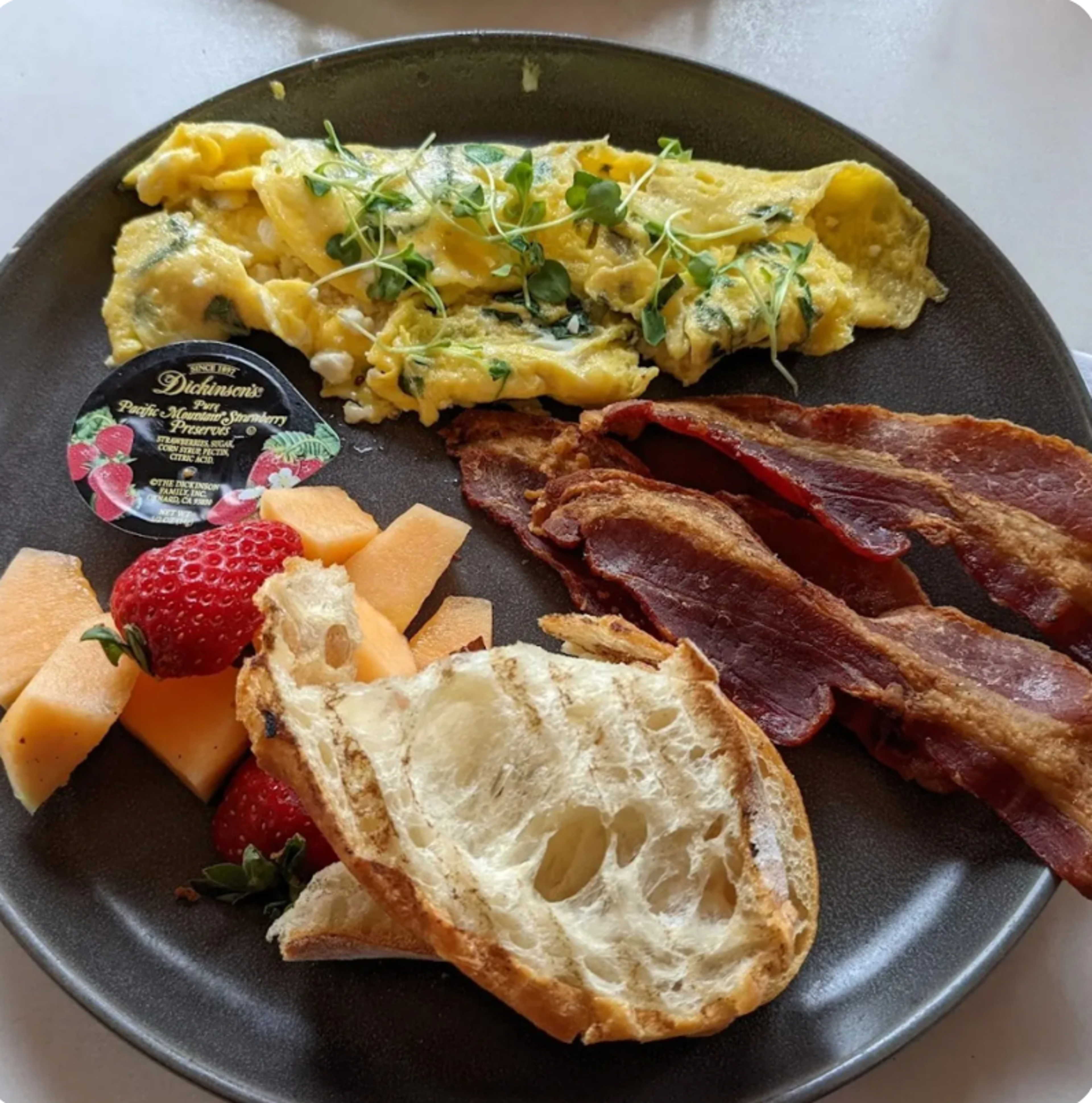 Fresh Herbed Omelette.