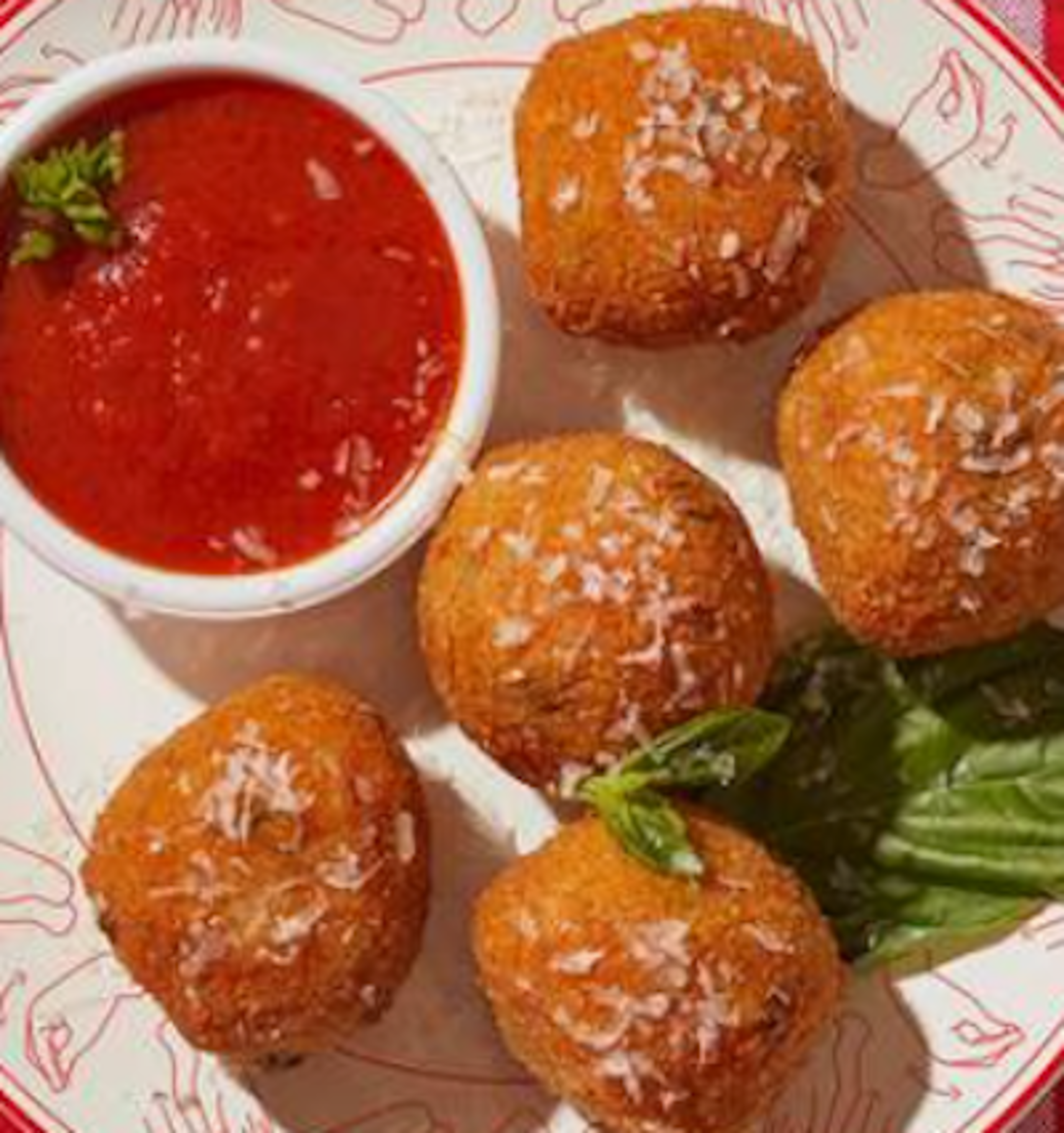 Arancini Rice Balls.