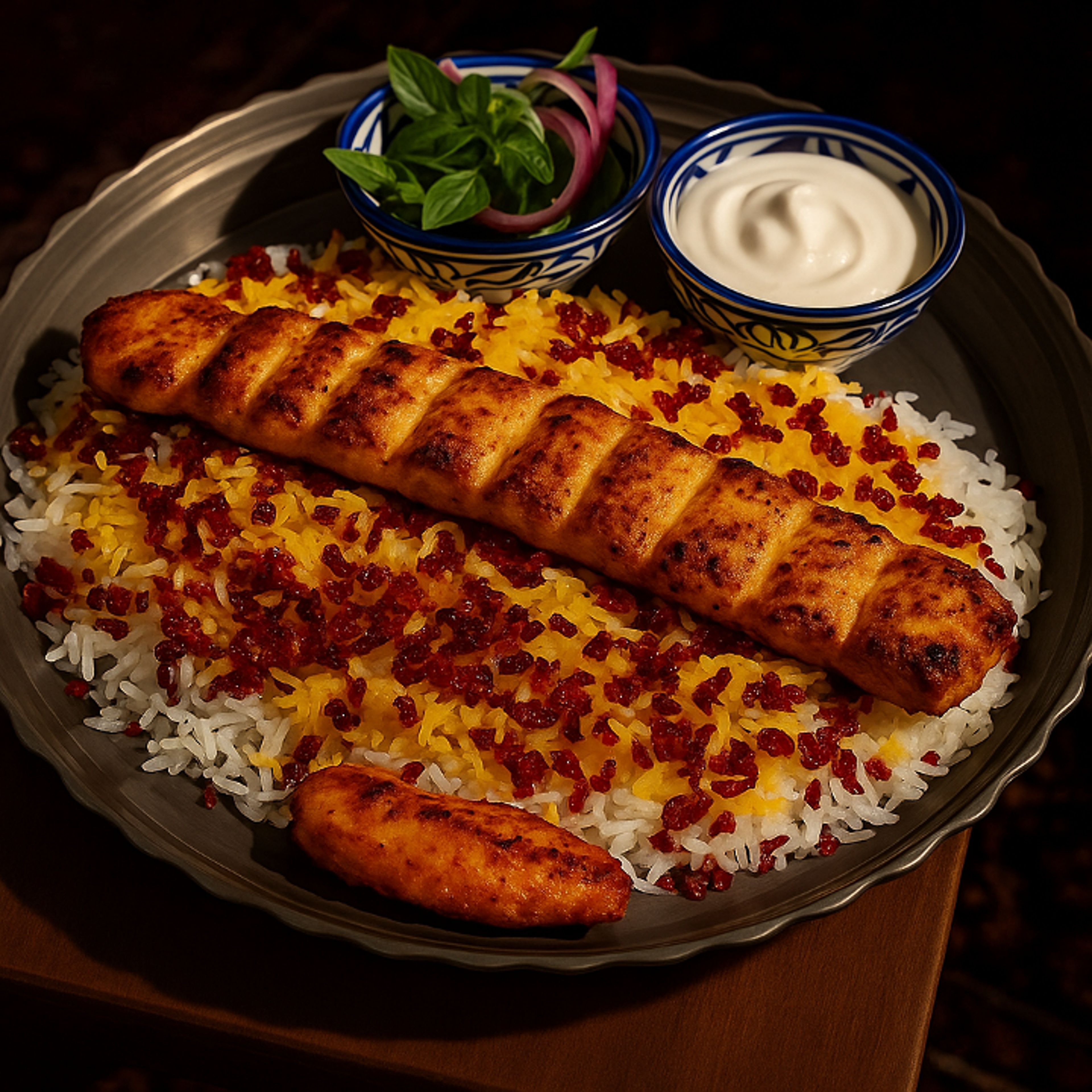 Zereshk Polo ba Joojeh (زرشک پلو با مرغ ).