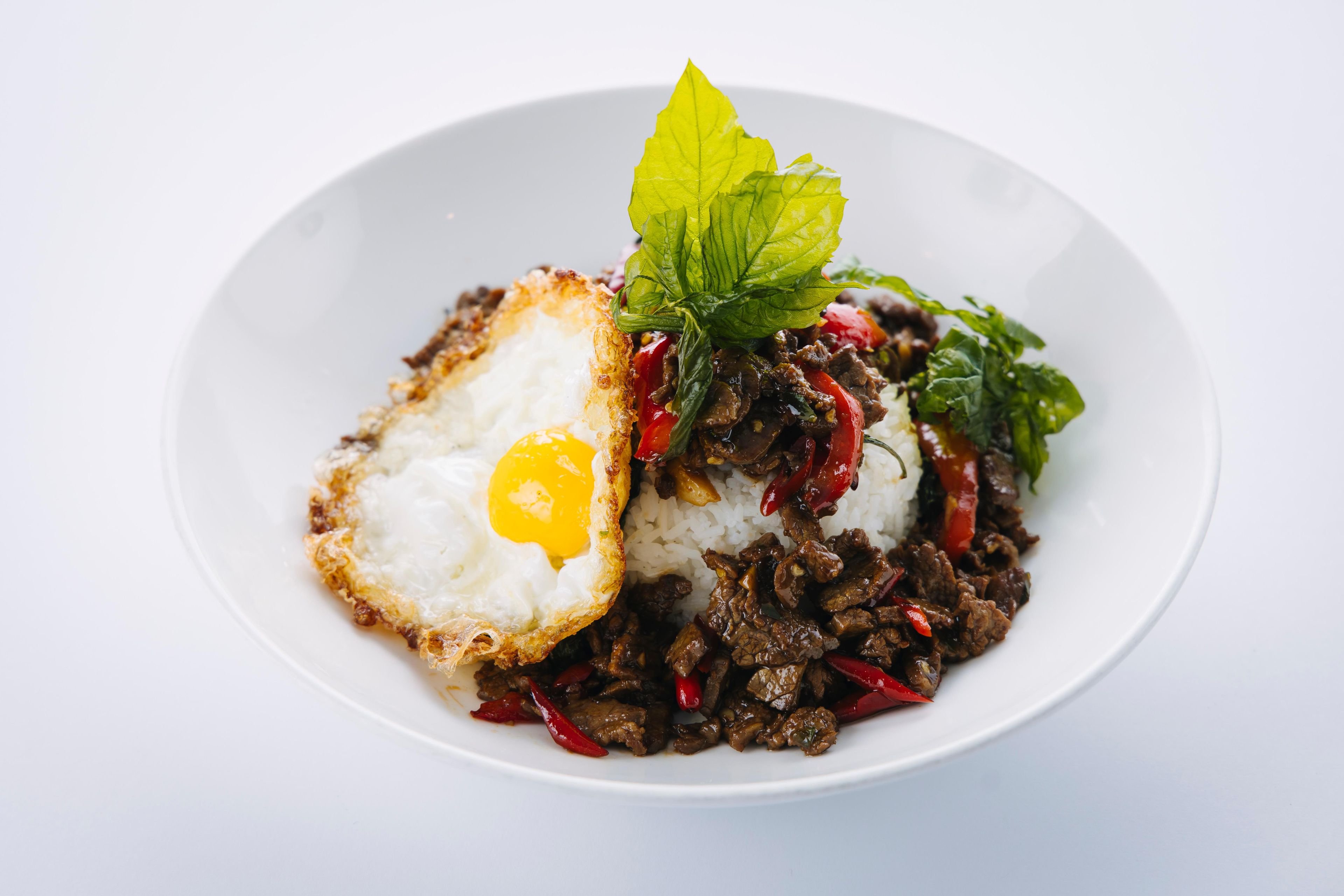 Krapow Neau Kai Dao.