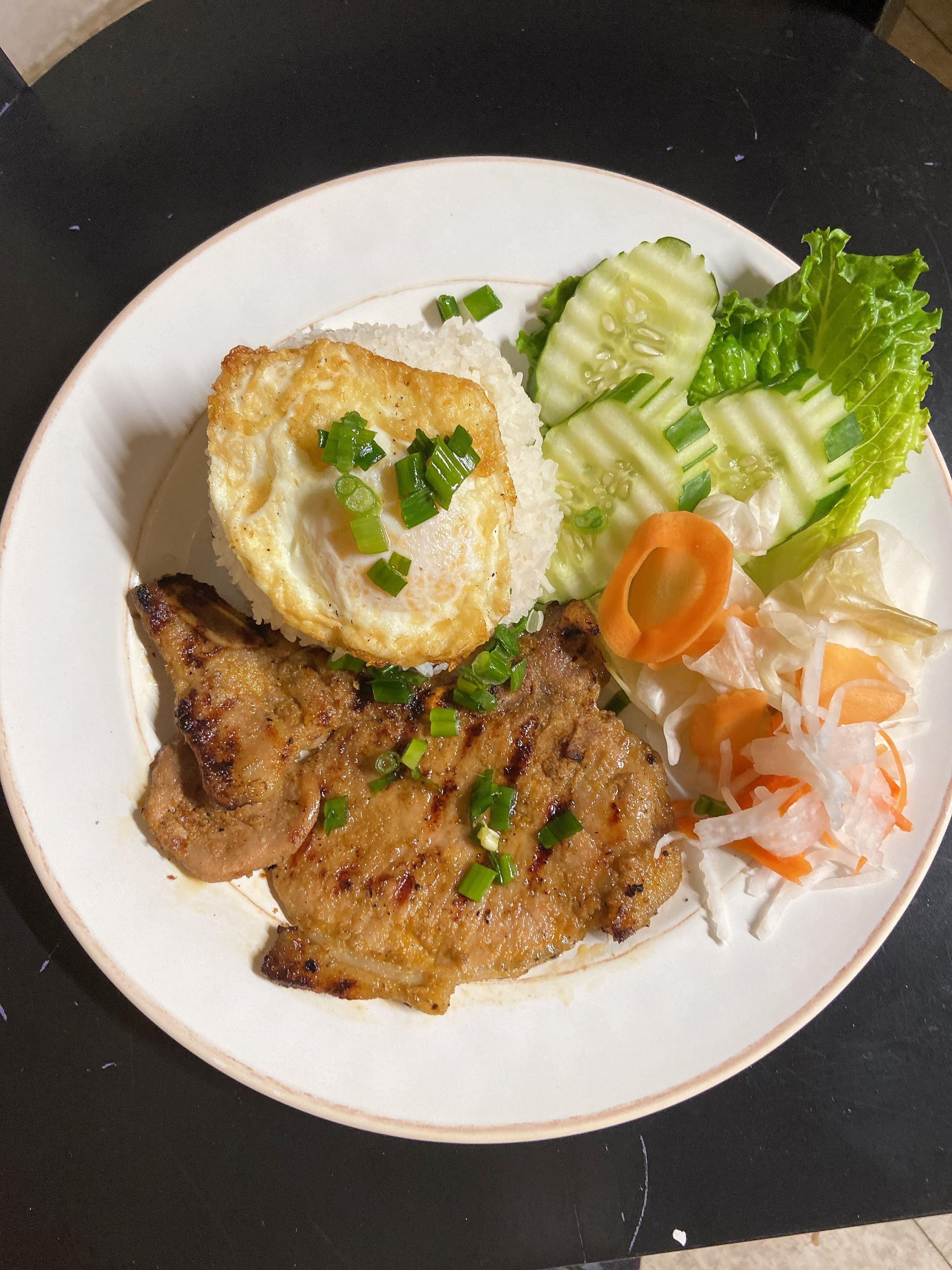 C2 - Grilled Pork Chop - Cơm Sườn Nướng Opla.