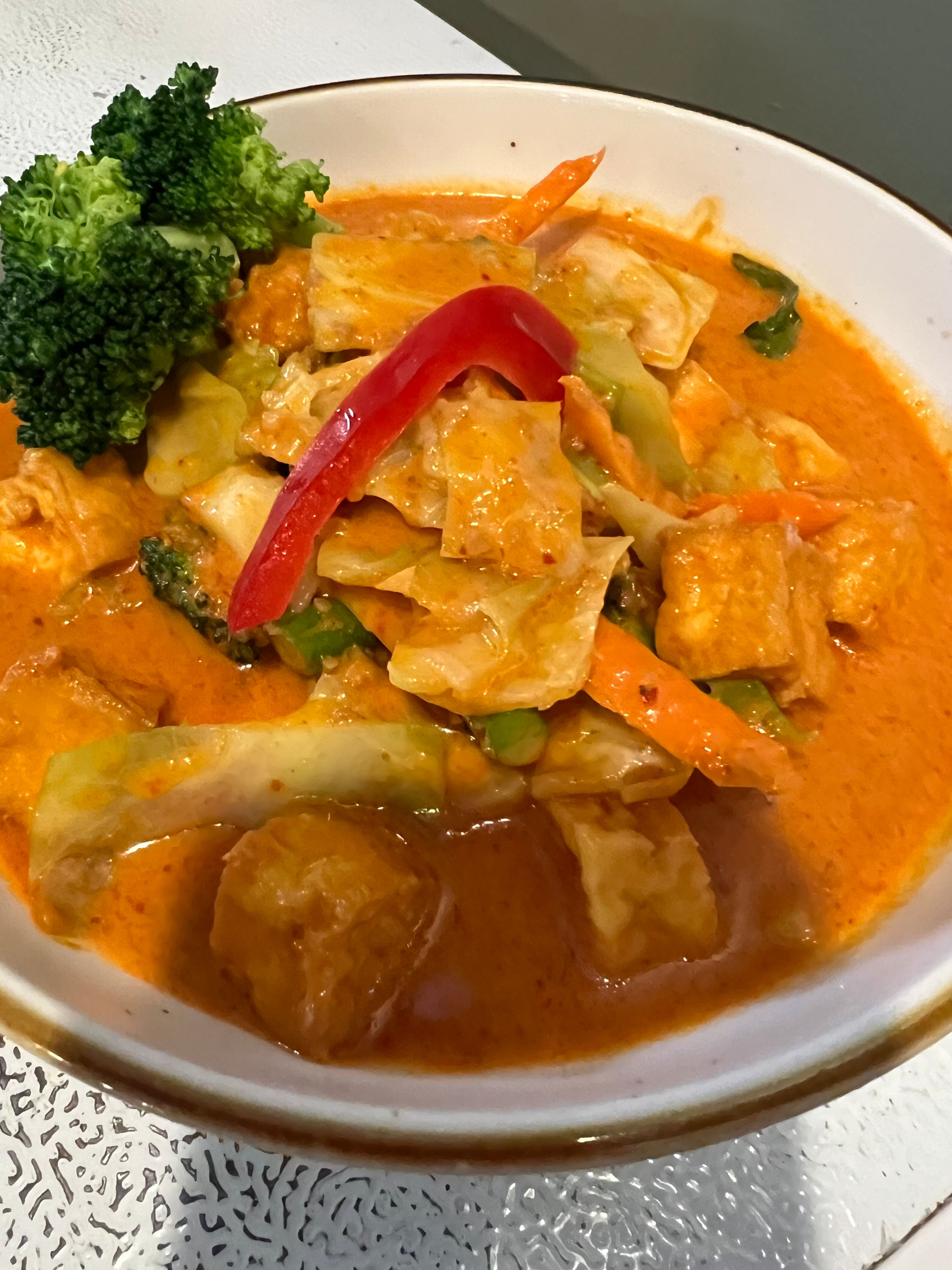 Panang Curry Tofu J.