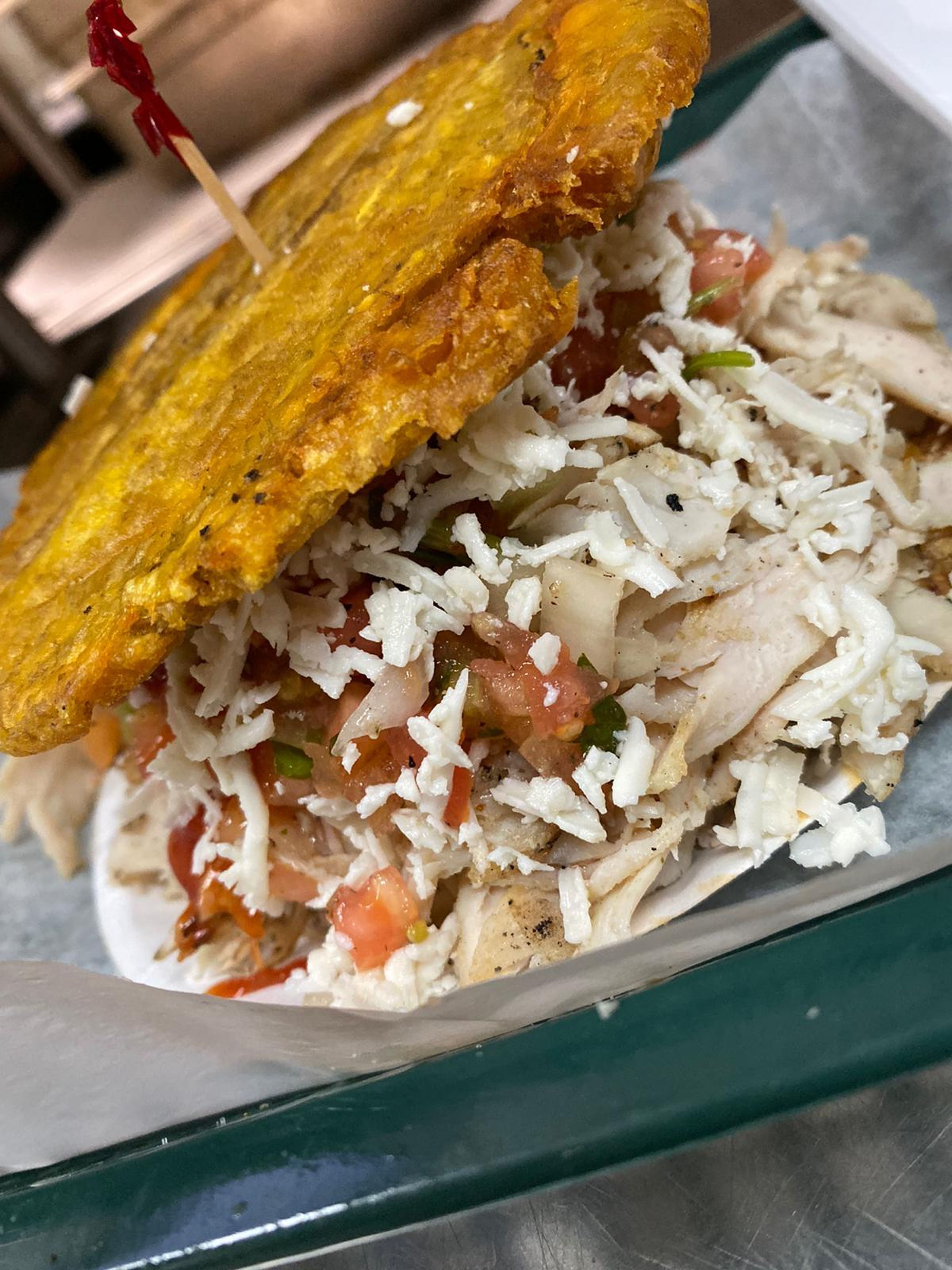 Patacon Pollo al Grill.