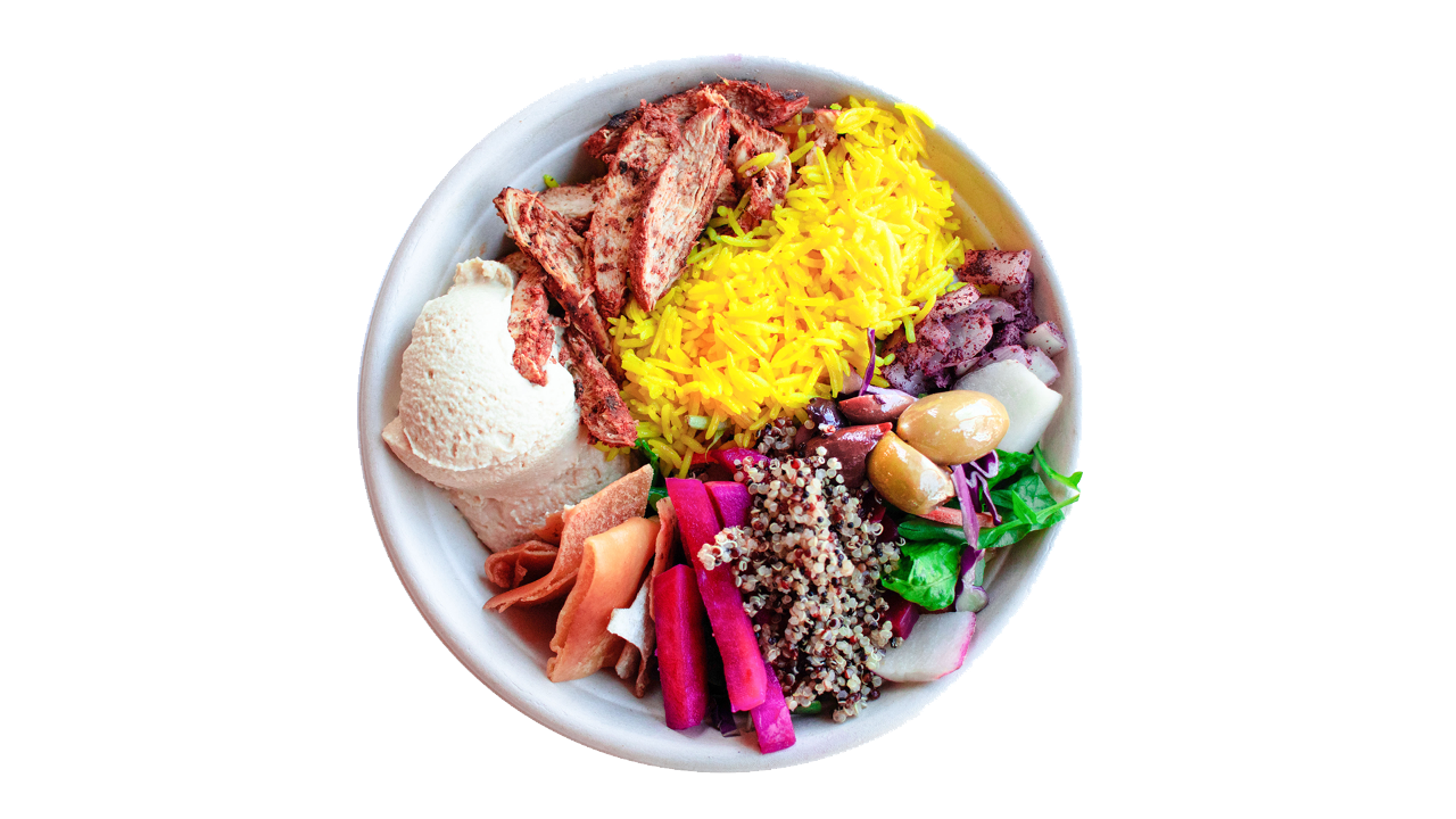 Rice or Bulgur Bowl Combo.