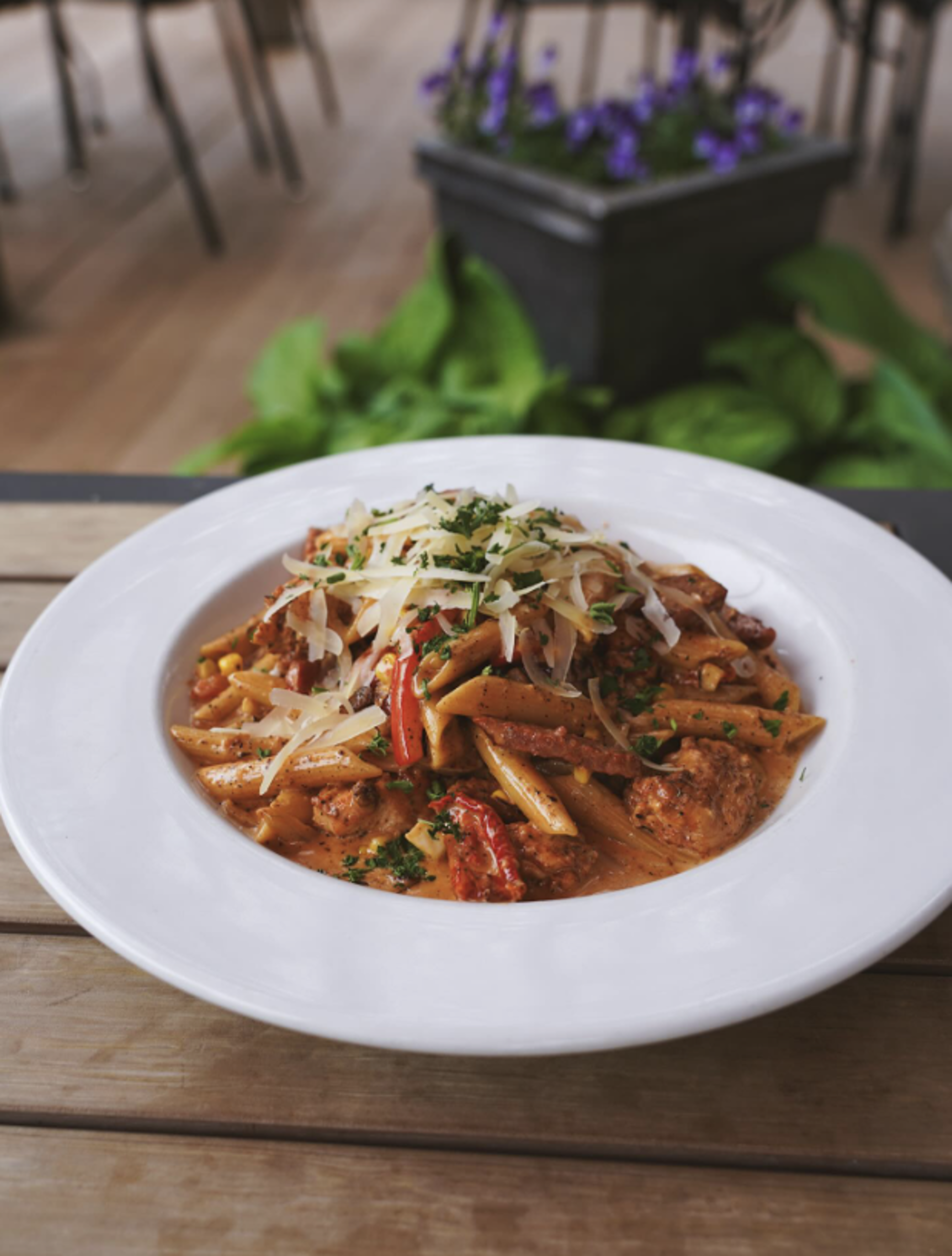 Blackened Chicken & Andouille.