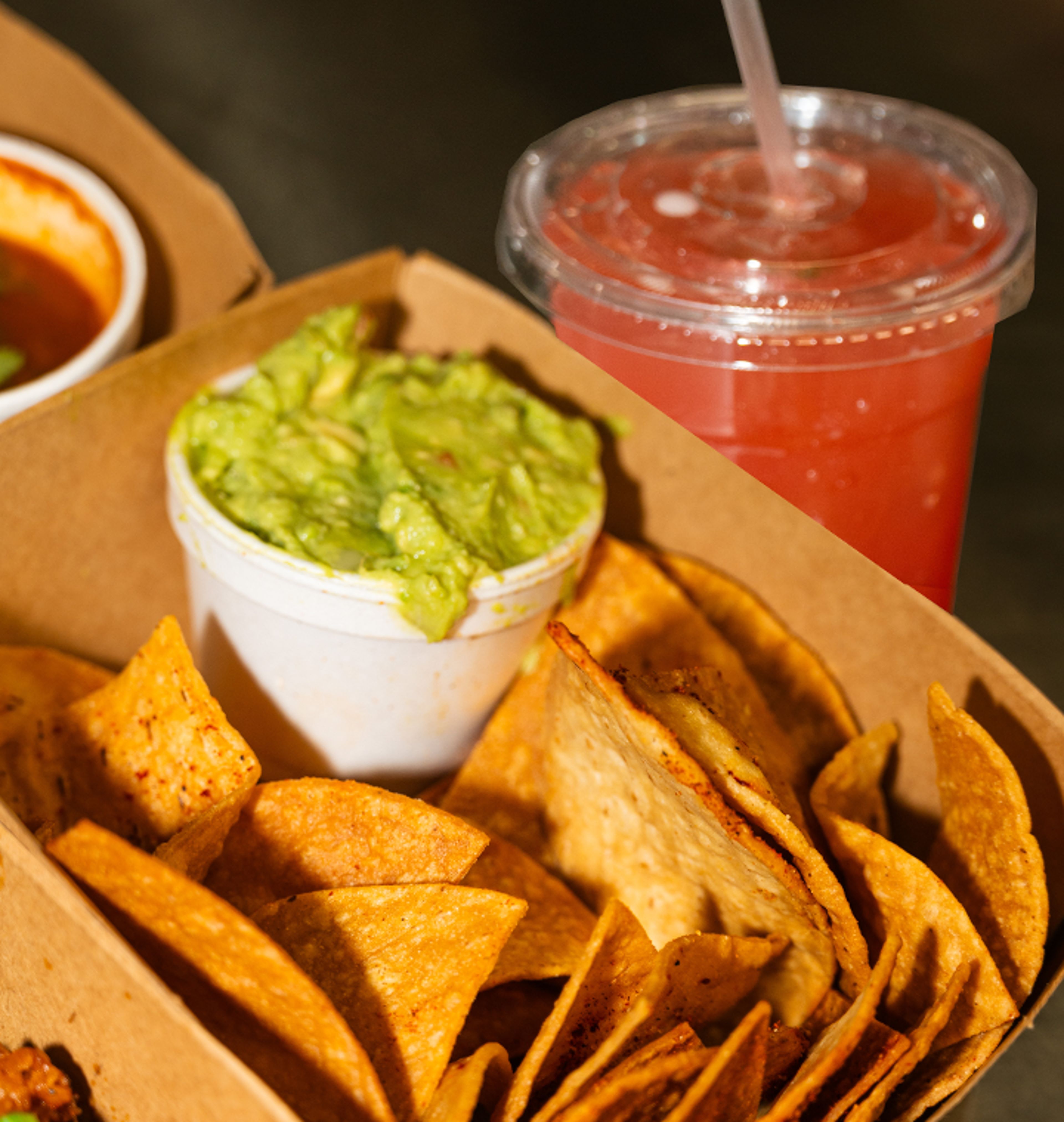 Guac & Chips + Any Drink.