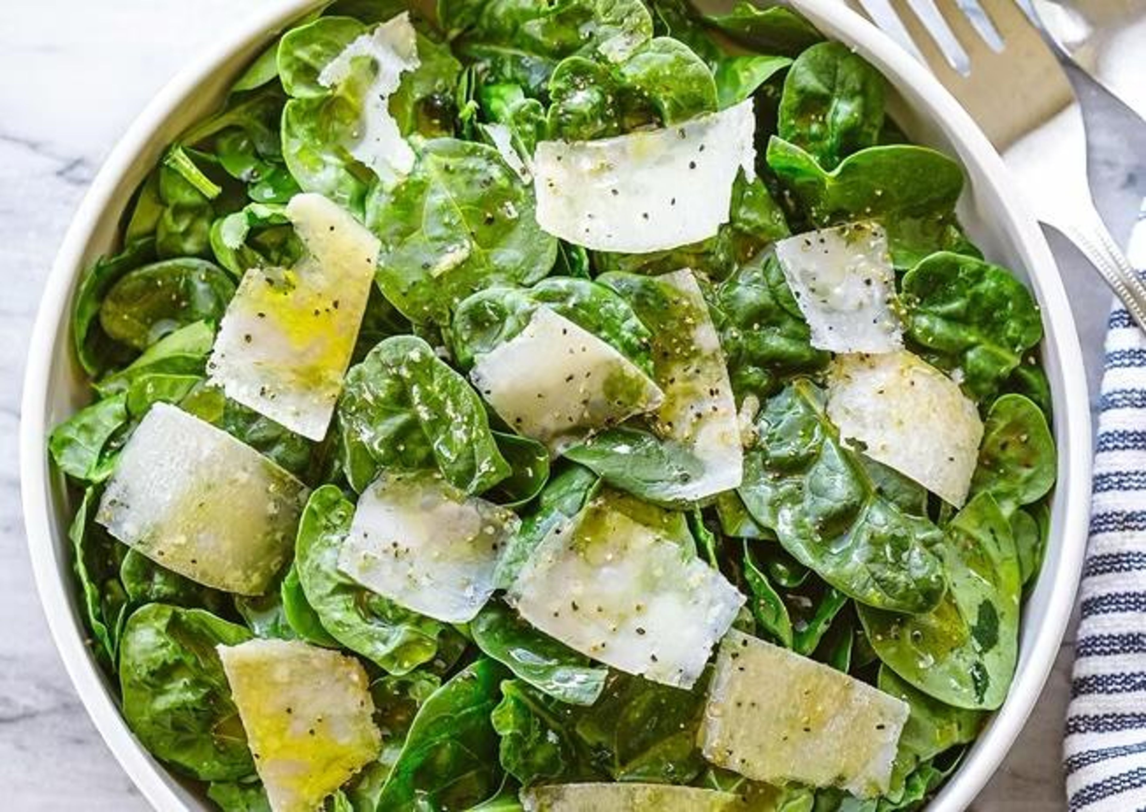Spinach salad.
