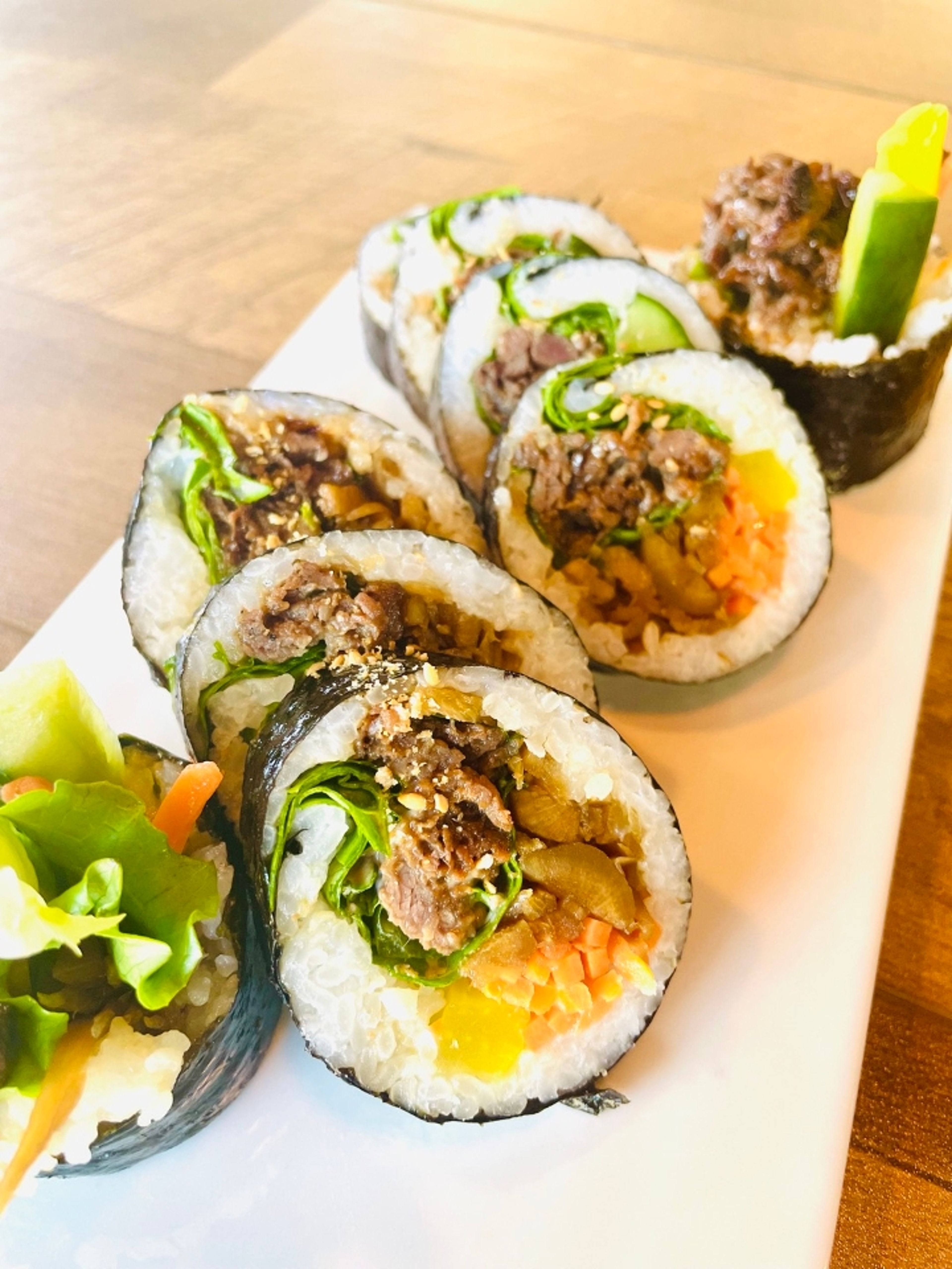 Kimbap Bulgogi.