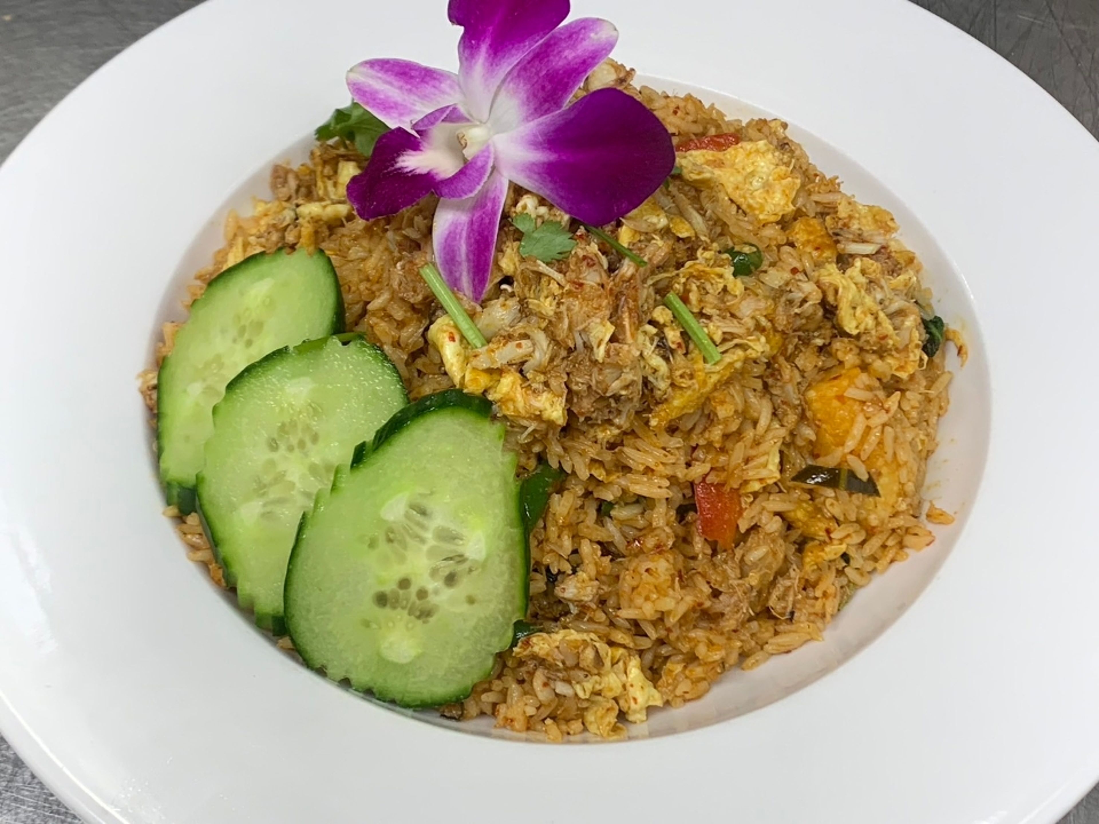 Crab Jungle Fried Rice.