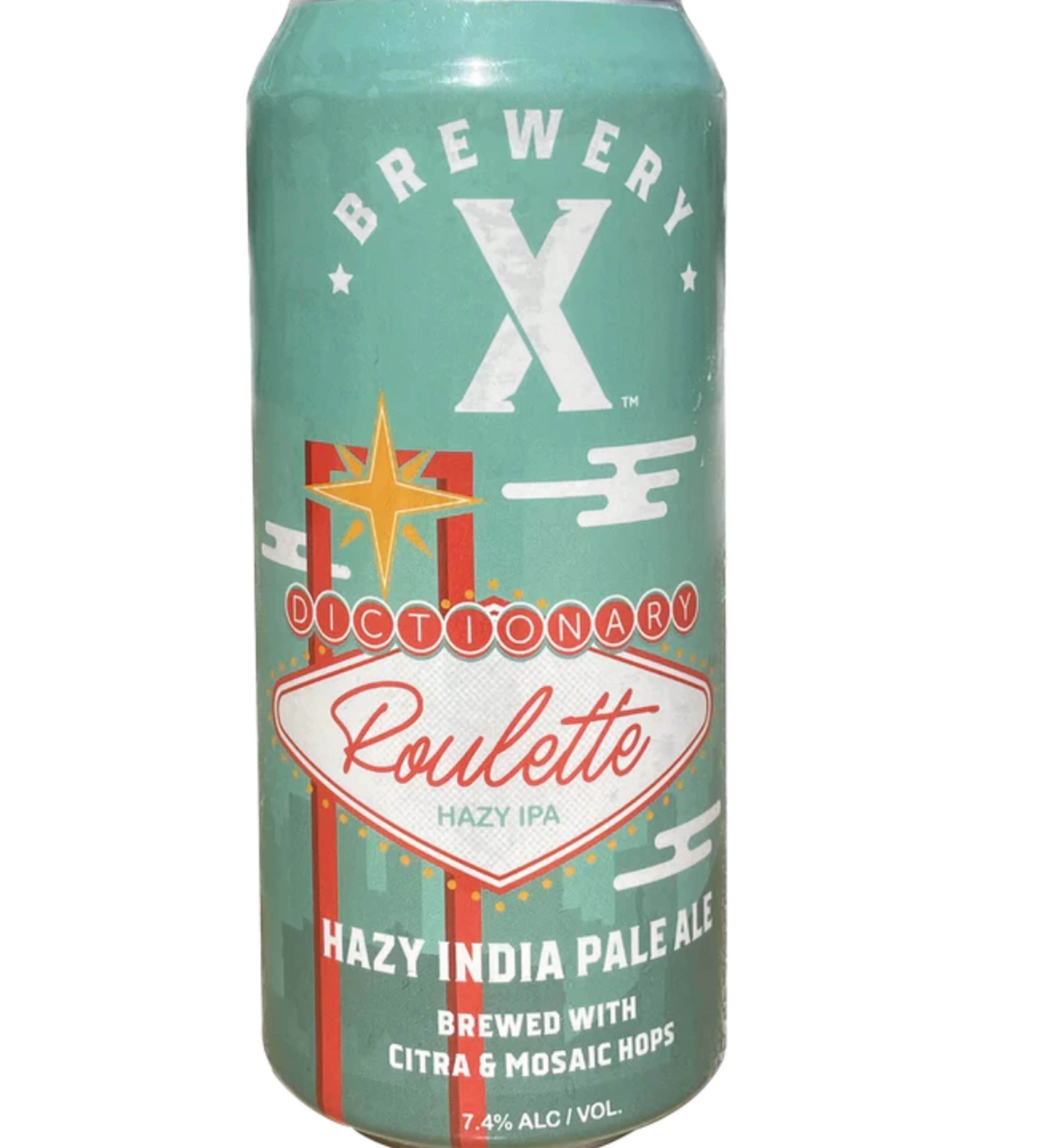 Dictionary Roulette Brewery X 16oz (7.4% ABV) reg $8.00 HH All day all the time $5.00.