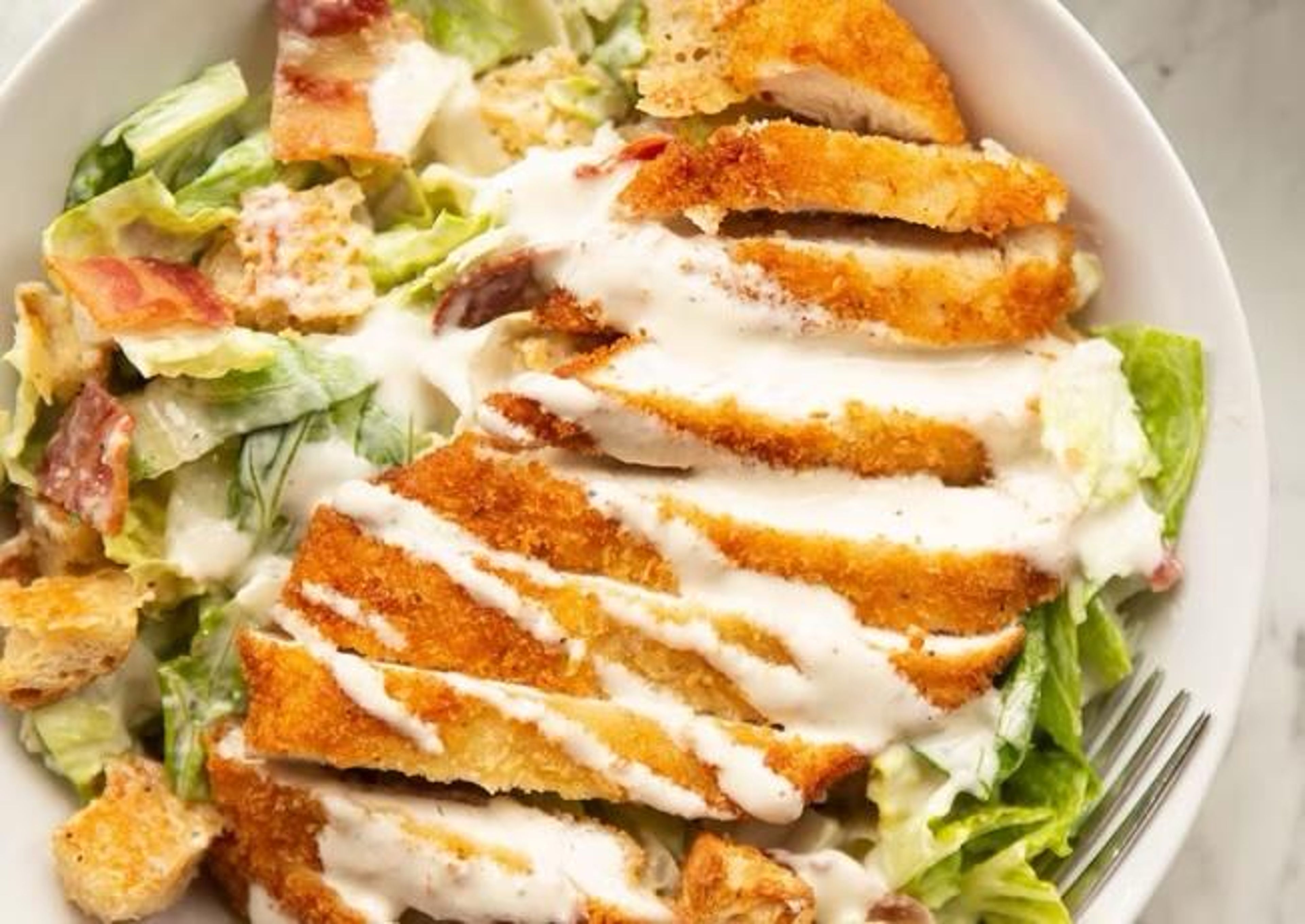 Crispy chicken salad.