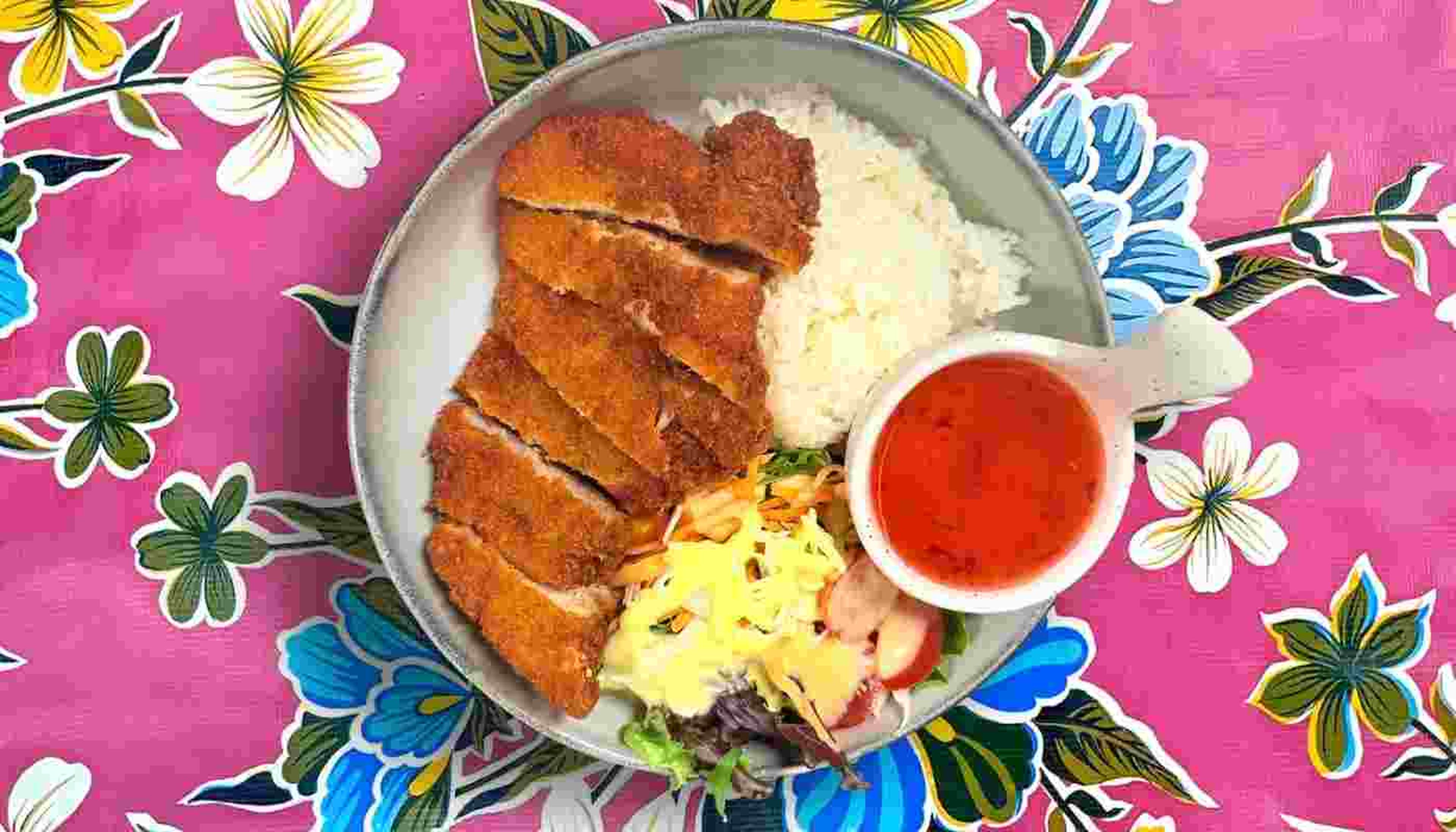 Crispy Chicken Katsu Rice bowl.