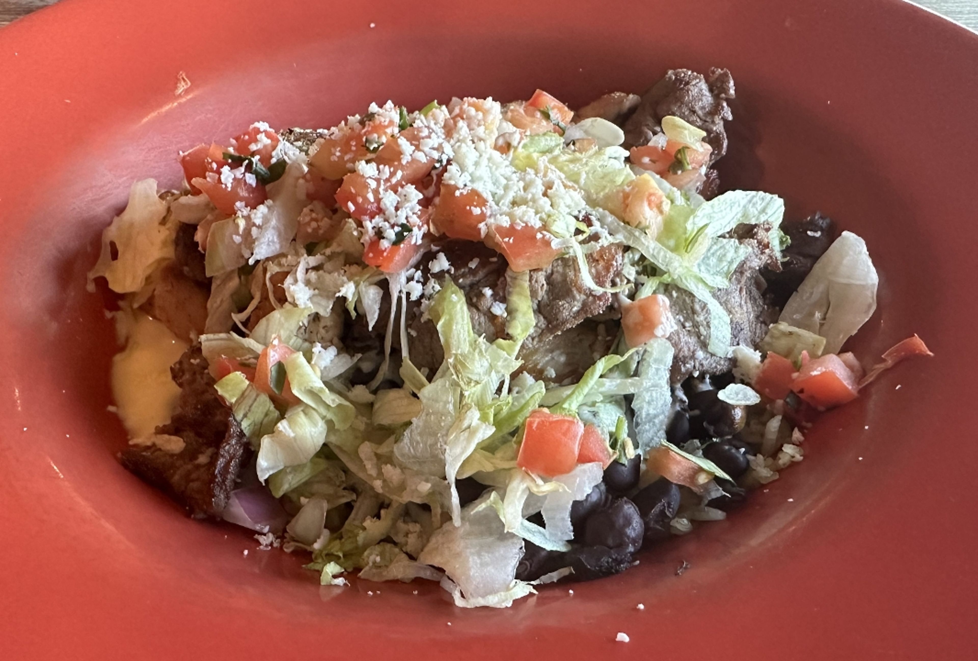 Inside Out Burrito Bowl.