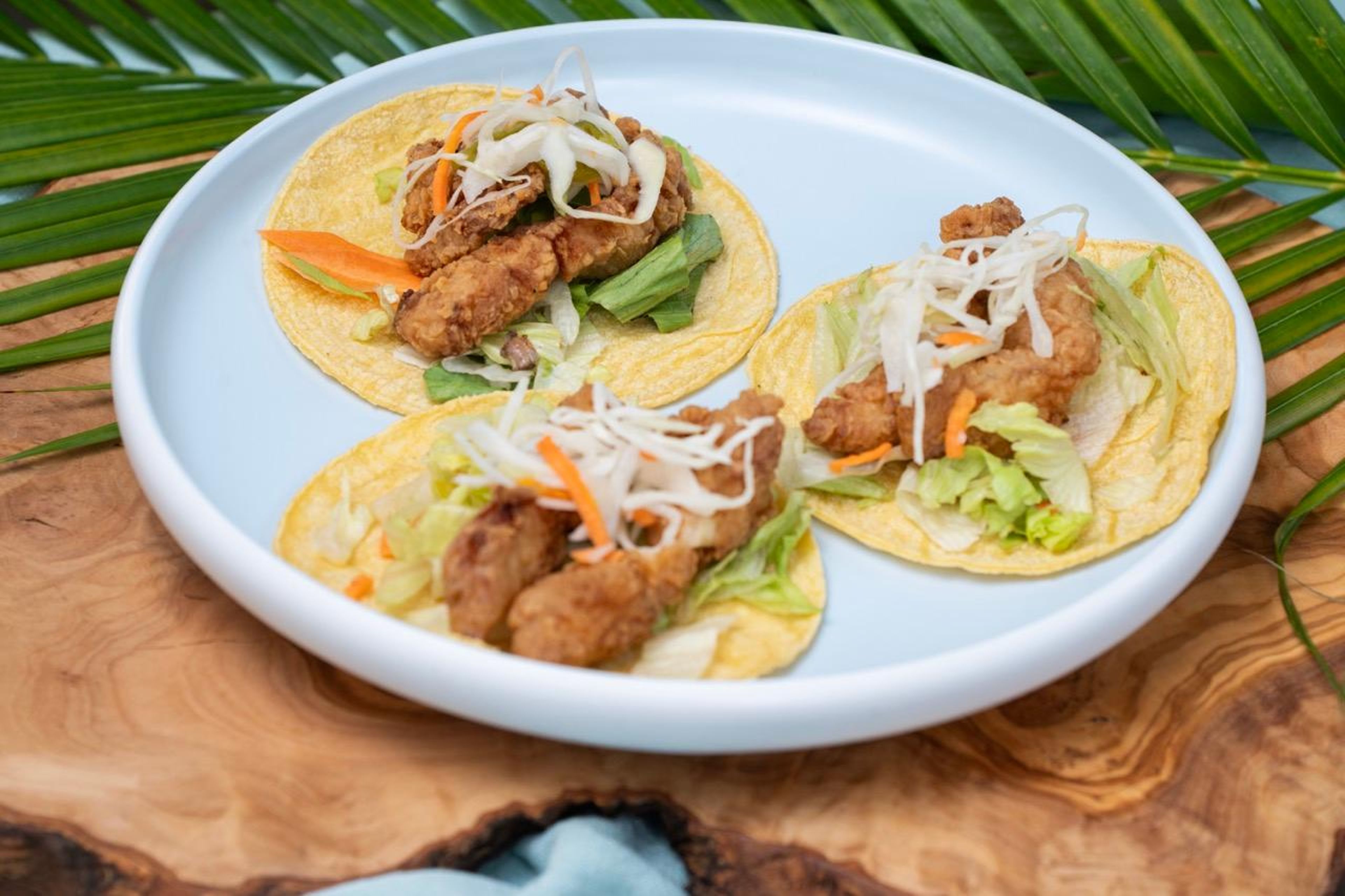 Fried Grouper Taco.