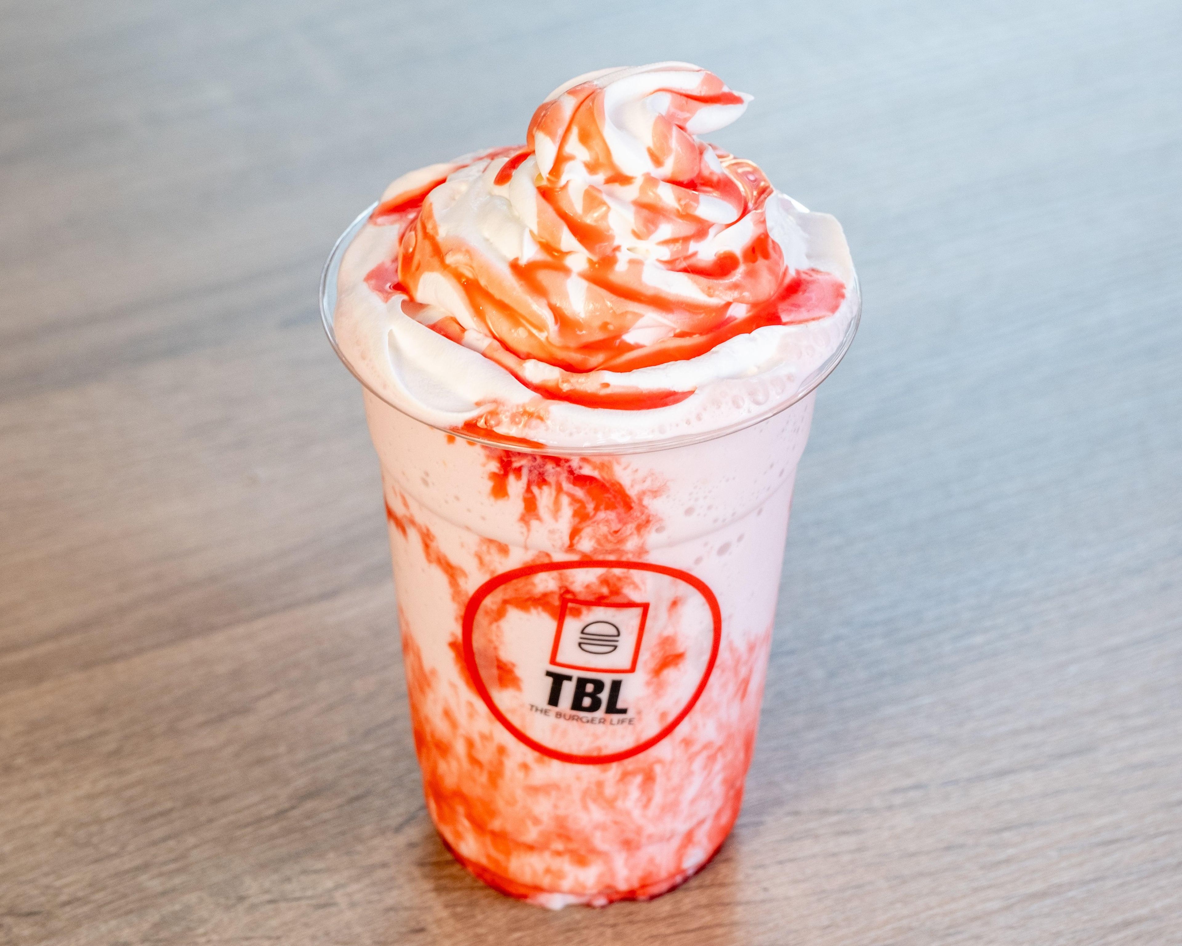 Strawberry Milkshake (16 Oz).