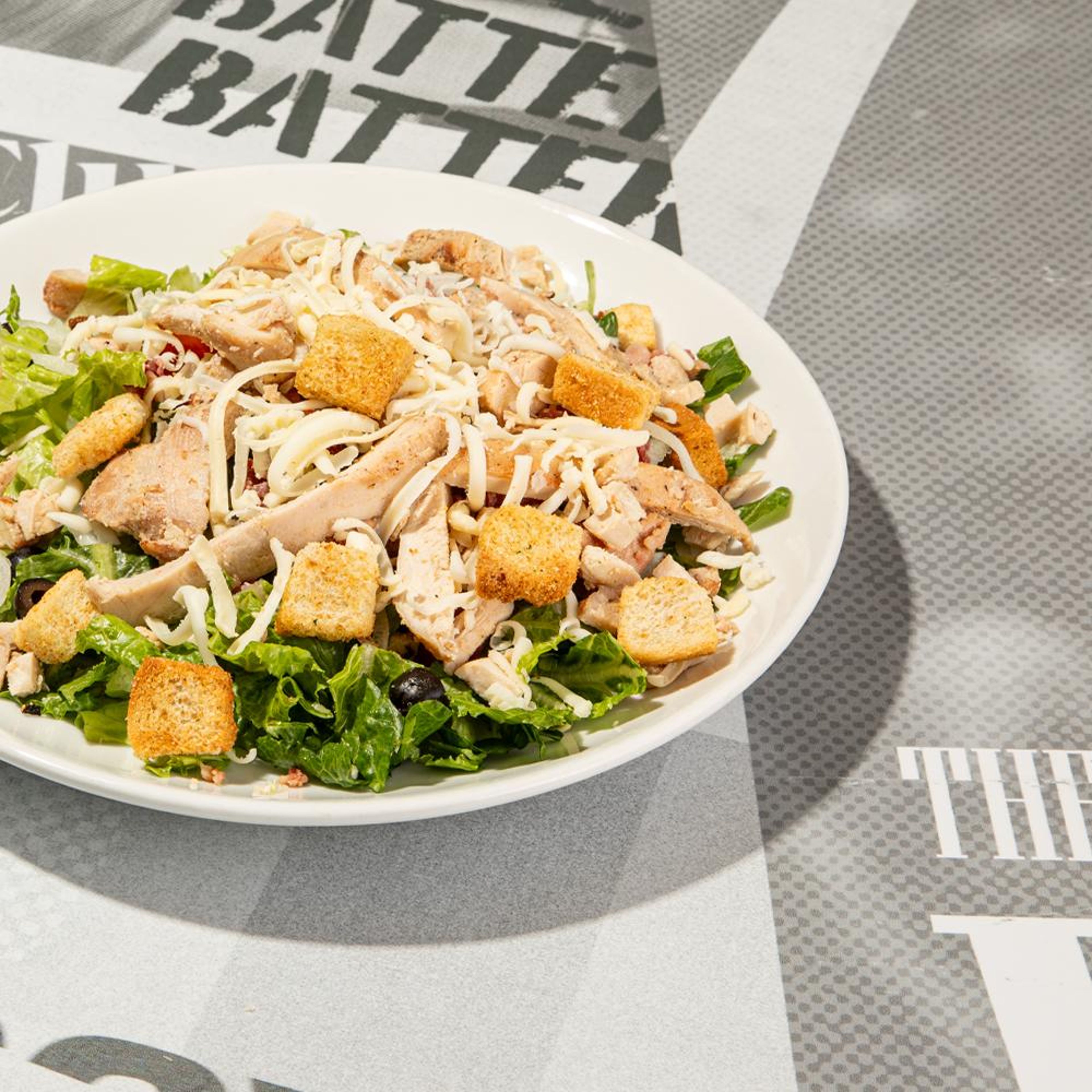 Diced Chicken Salad.