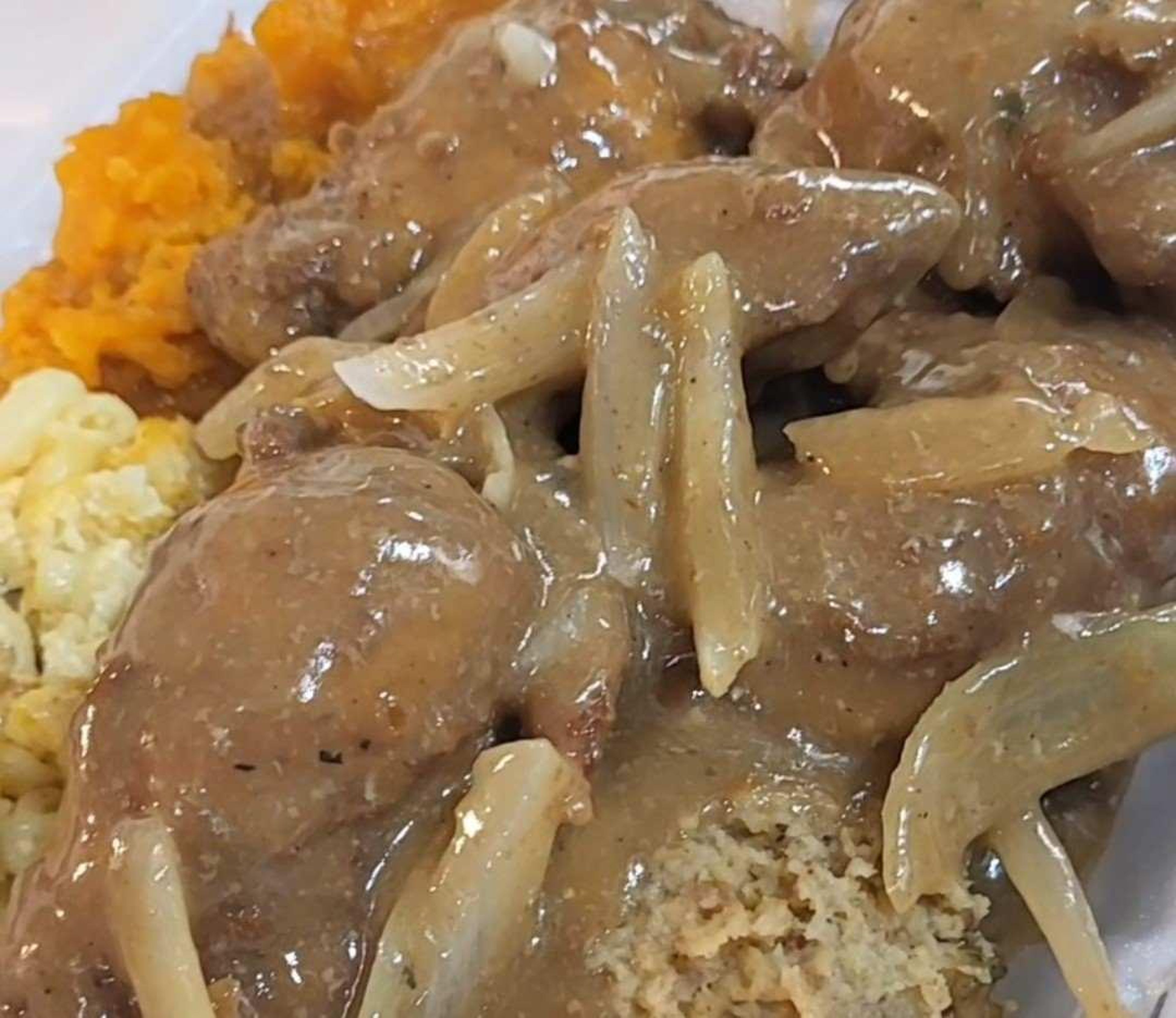 Smothered Chicken Wings.