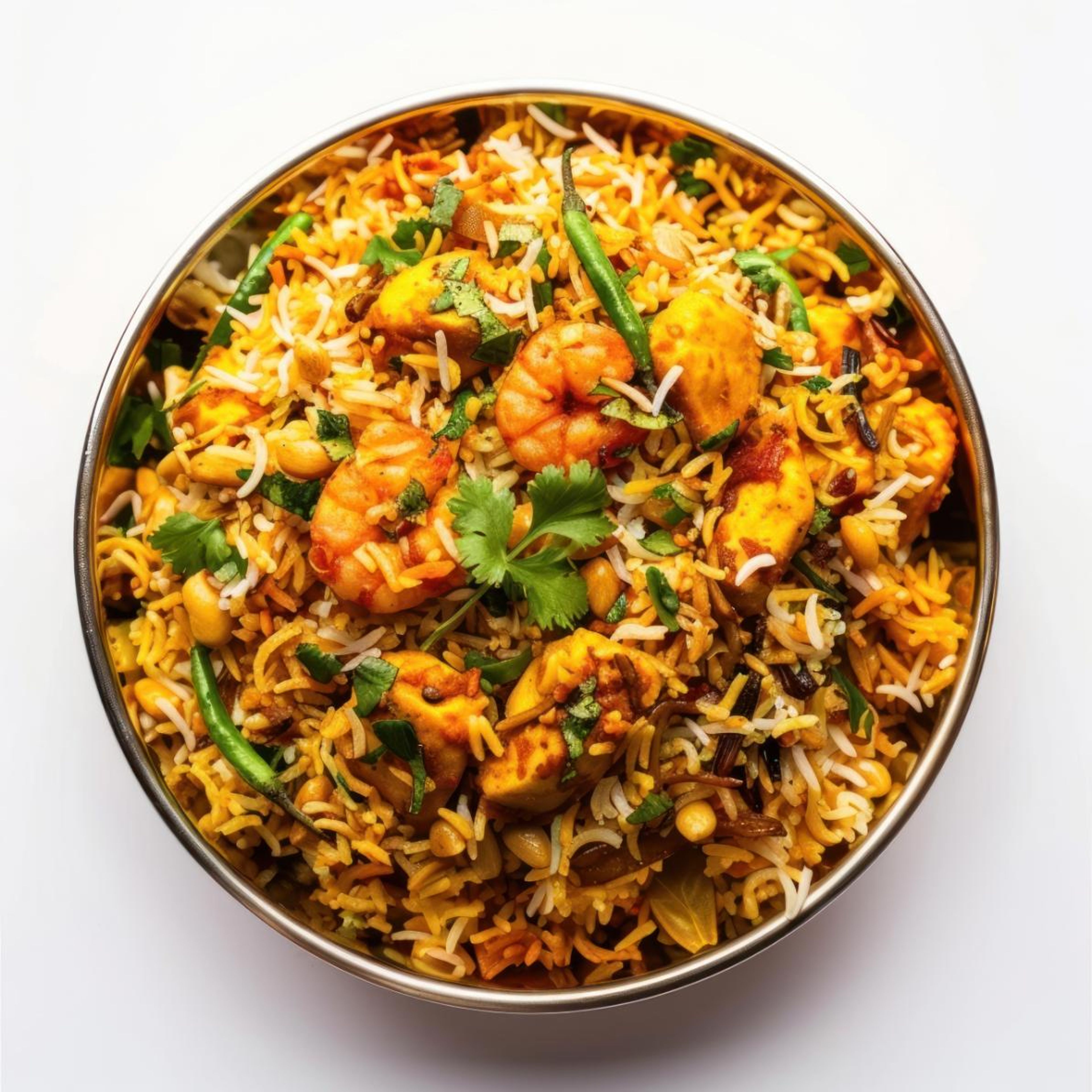Shrimp Biriyani.