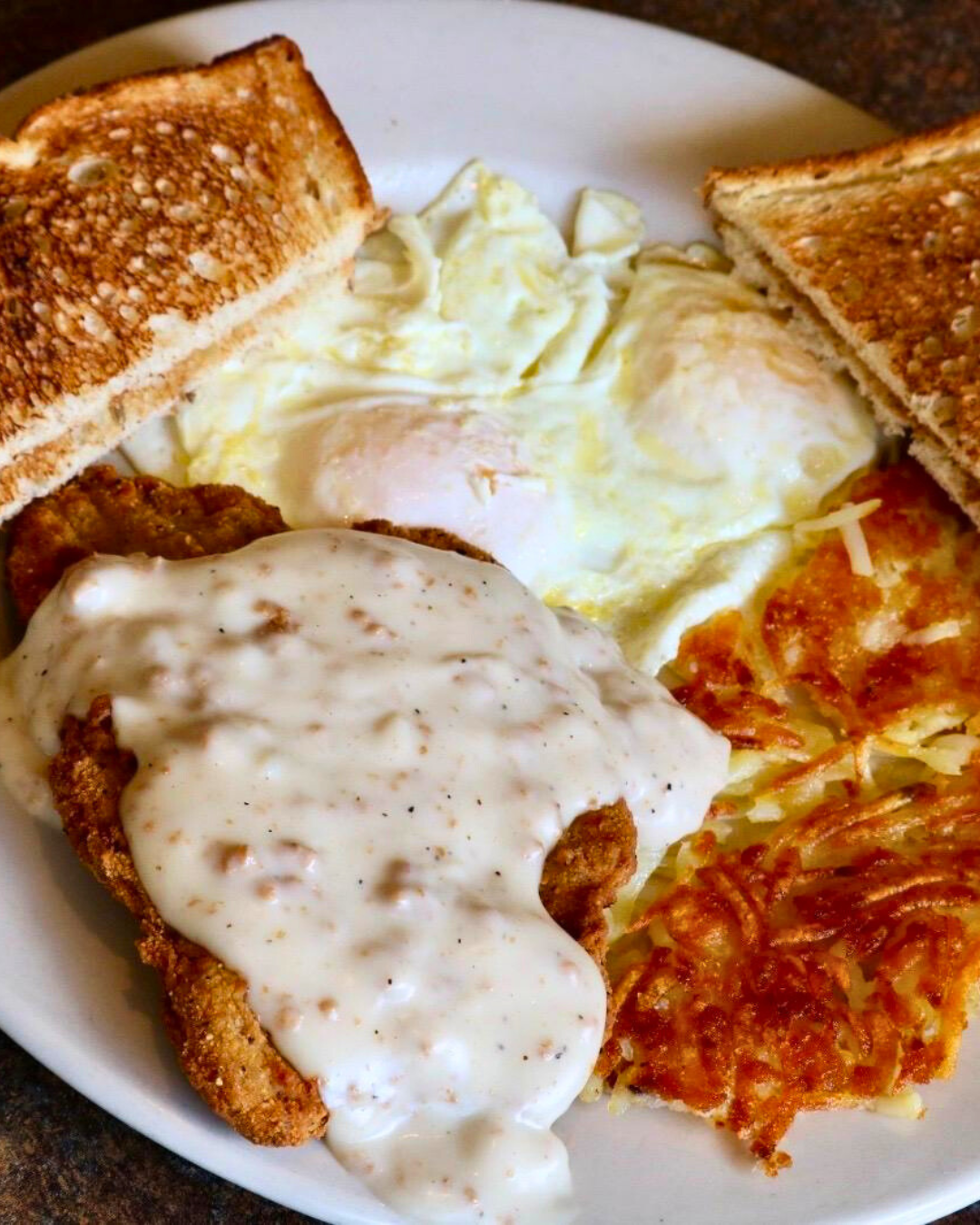 $ COUNTRY FRIED STEAK.
