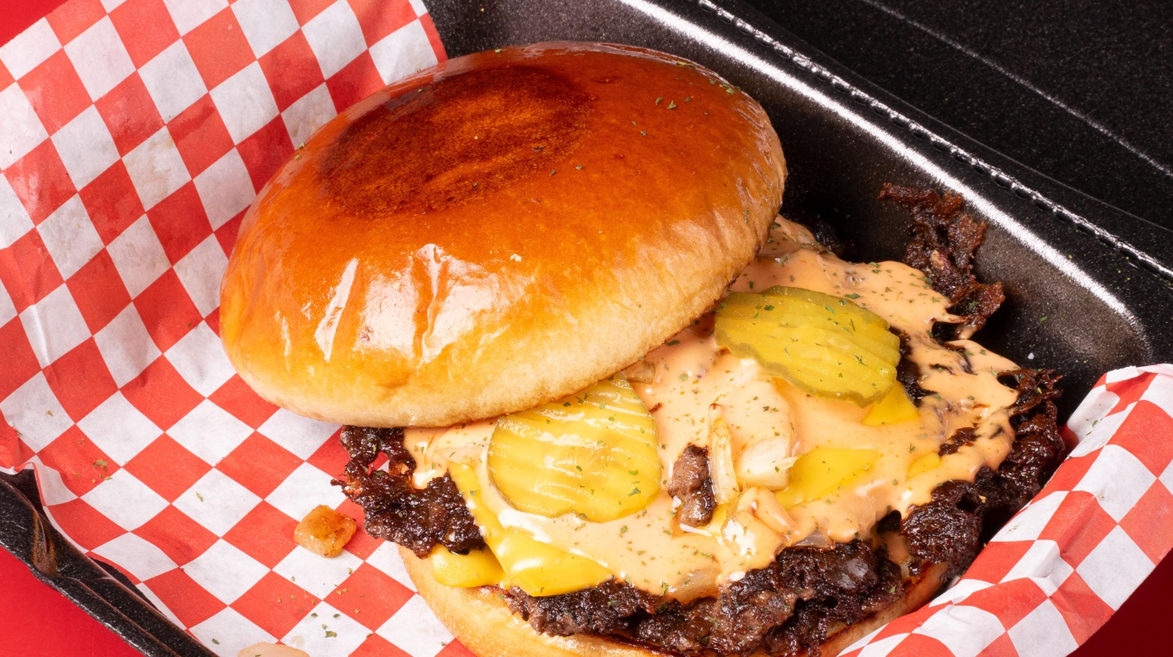 Quarter Pound(Single) Smack Burger.