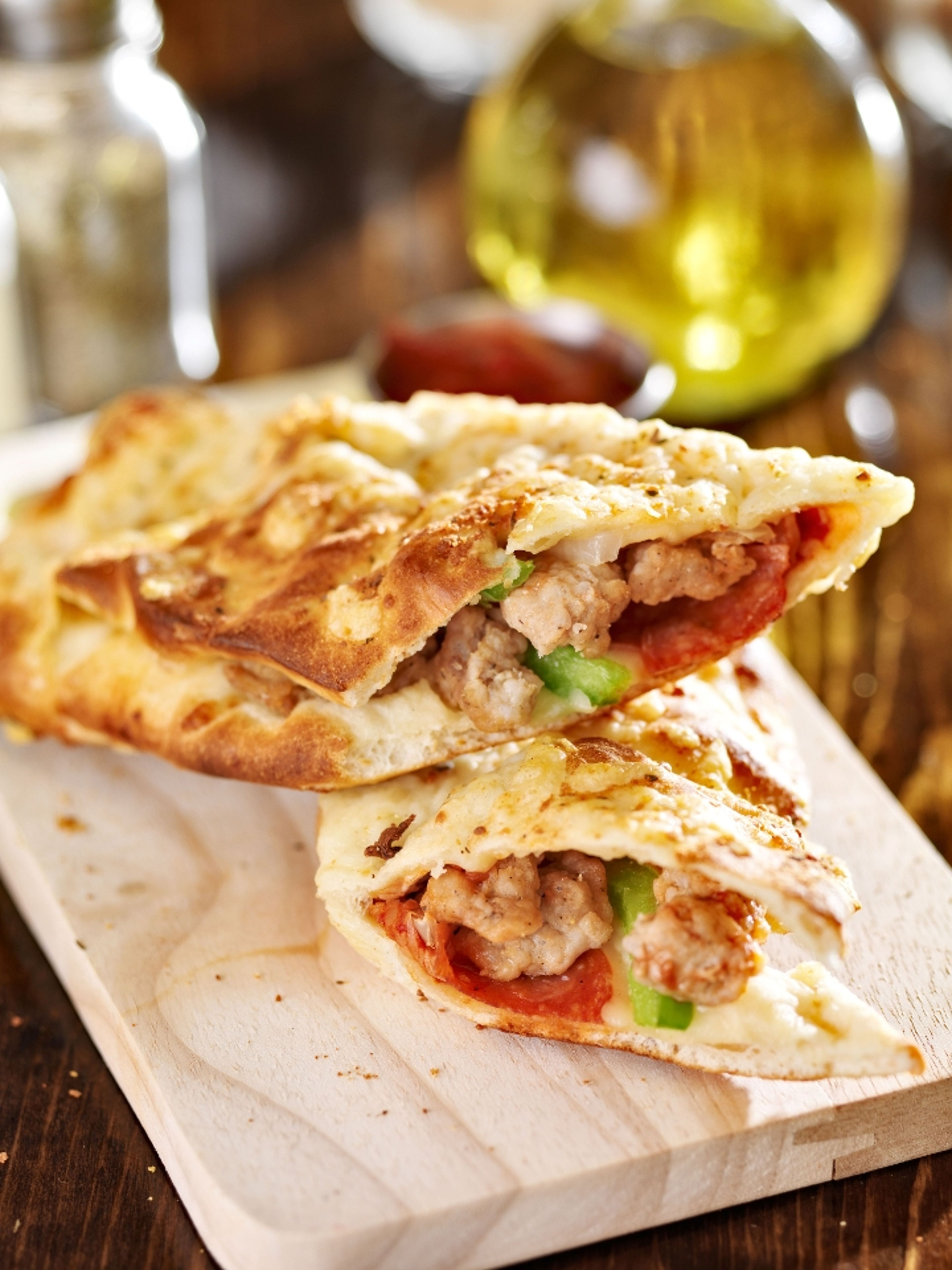 Meat Stromboli (half).