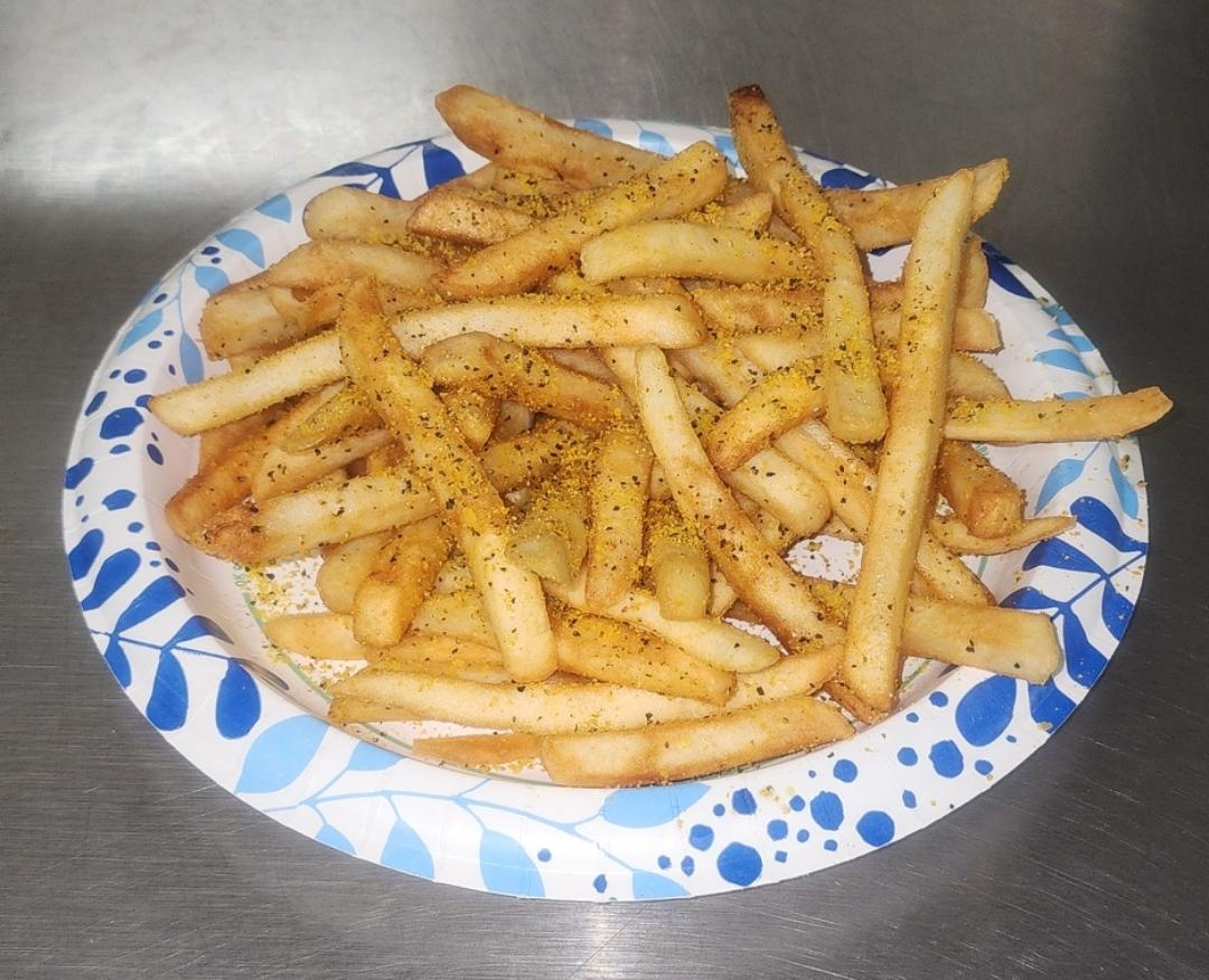 LEMON PEPPER FRIES.