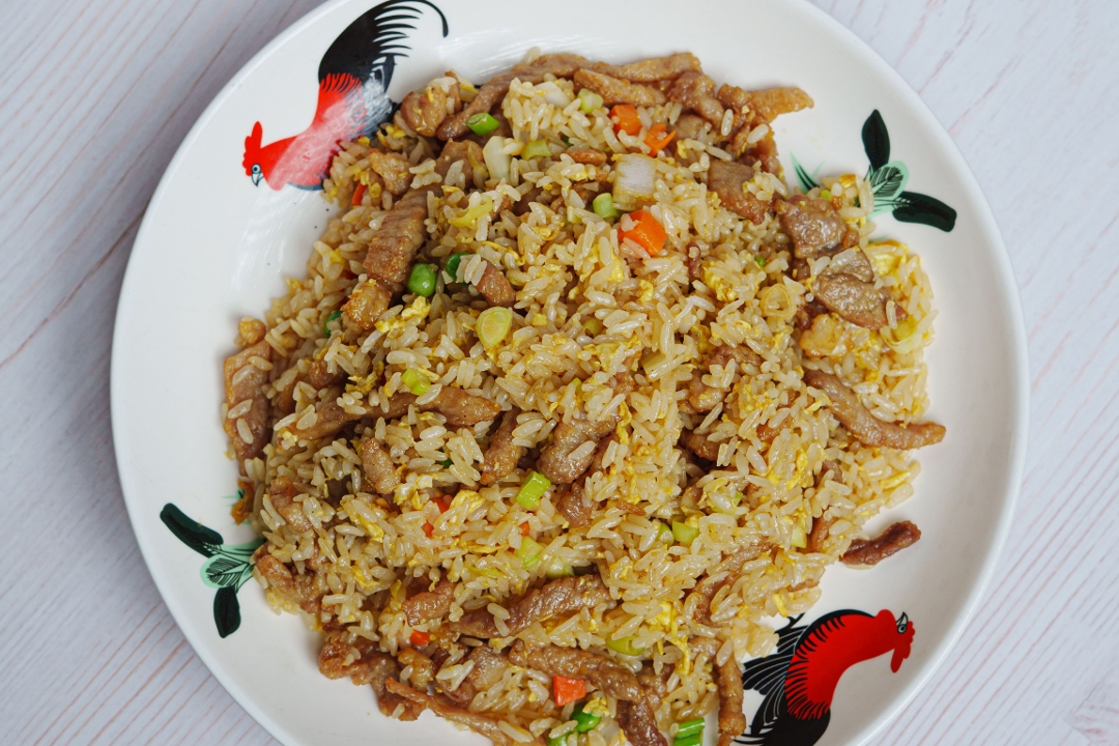 Pork Fried Rice猪肉炒饭.