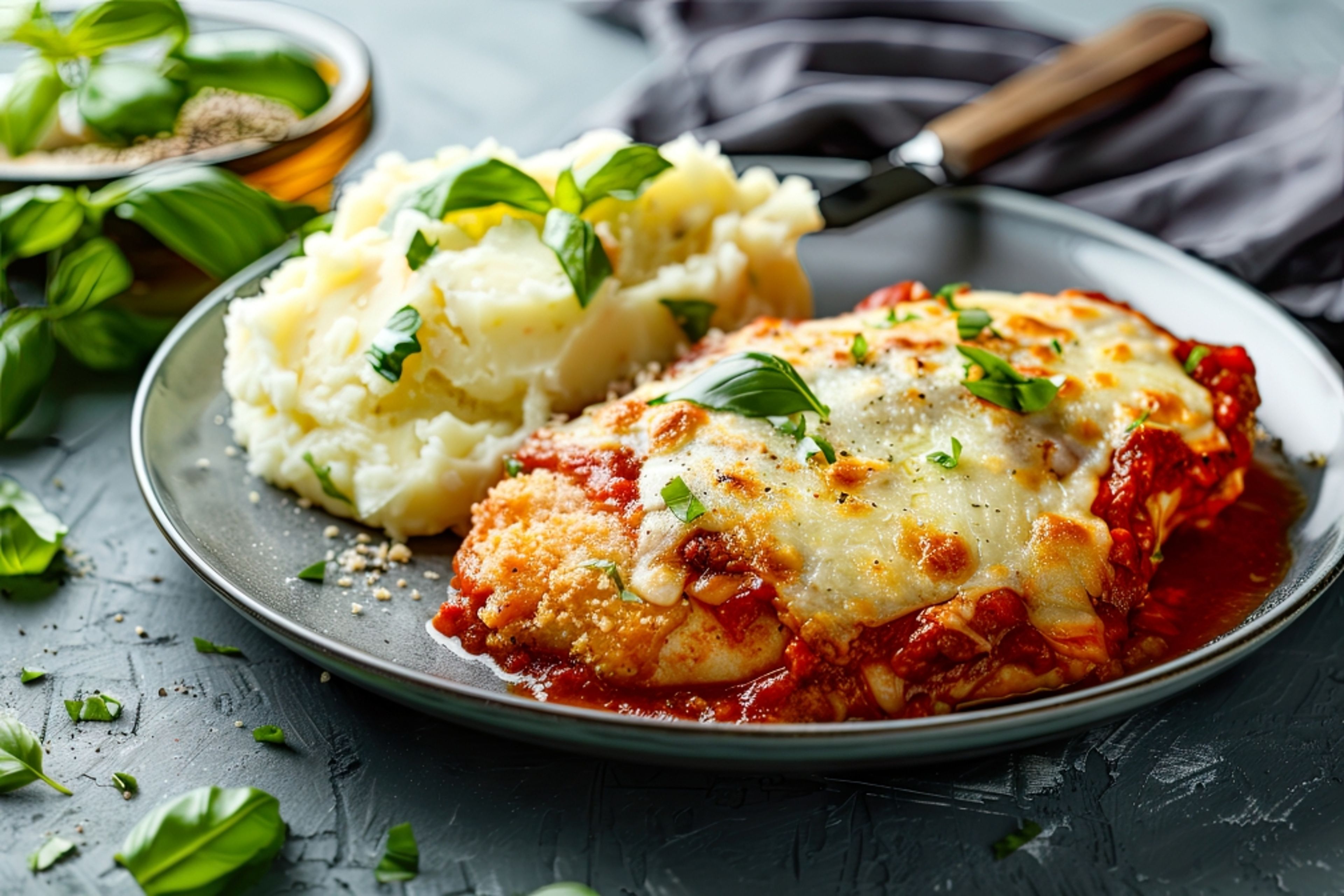 Chicken Parmigiana Classic.