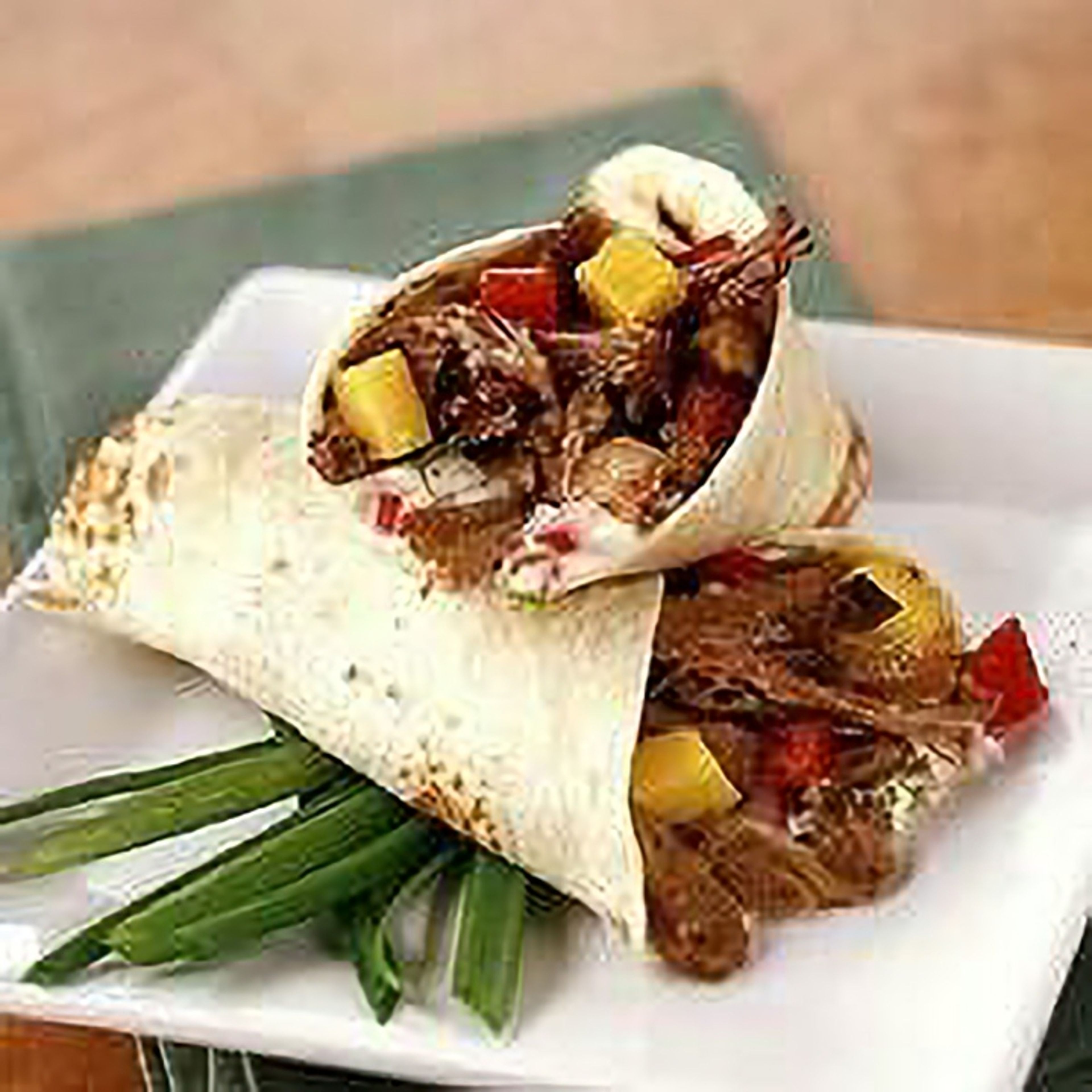 Jerk Pork Wrap.