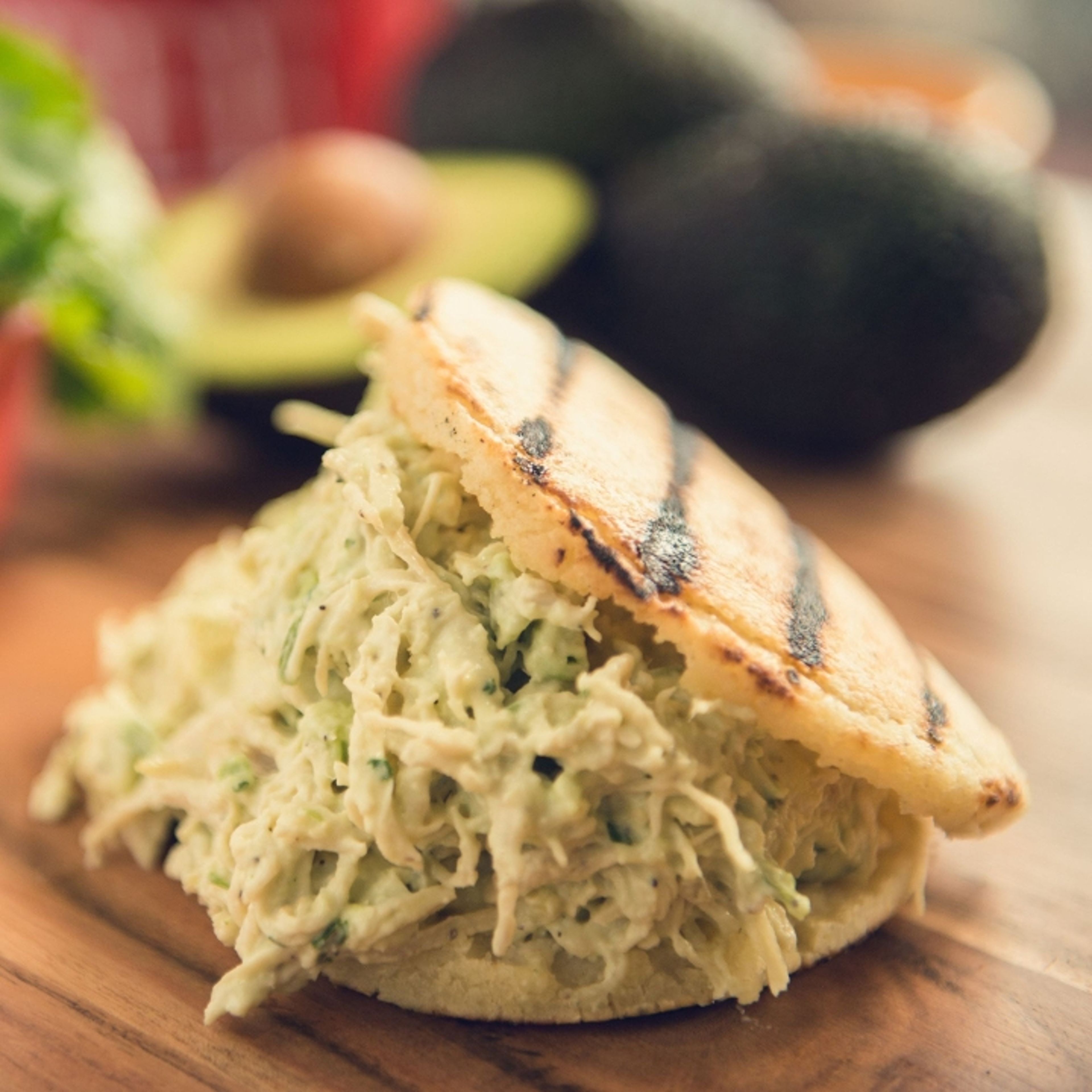 Arepa Reina Pepiada/Avocado Cream&Chicken.