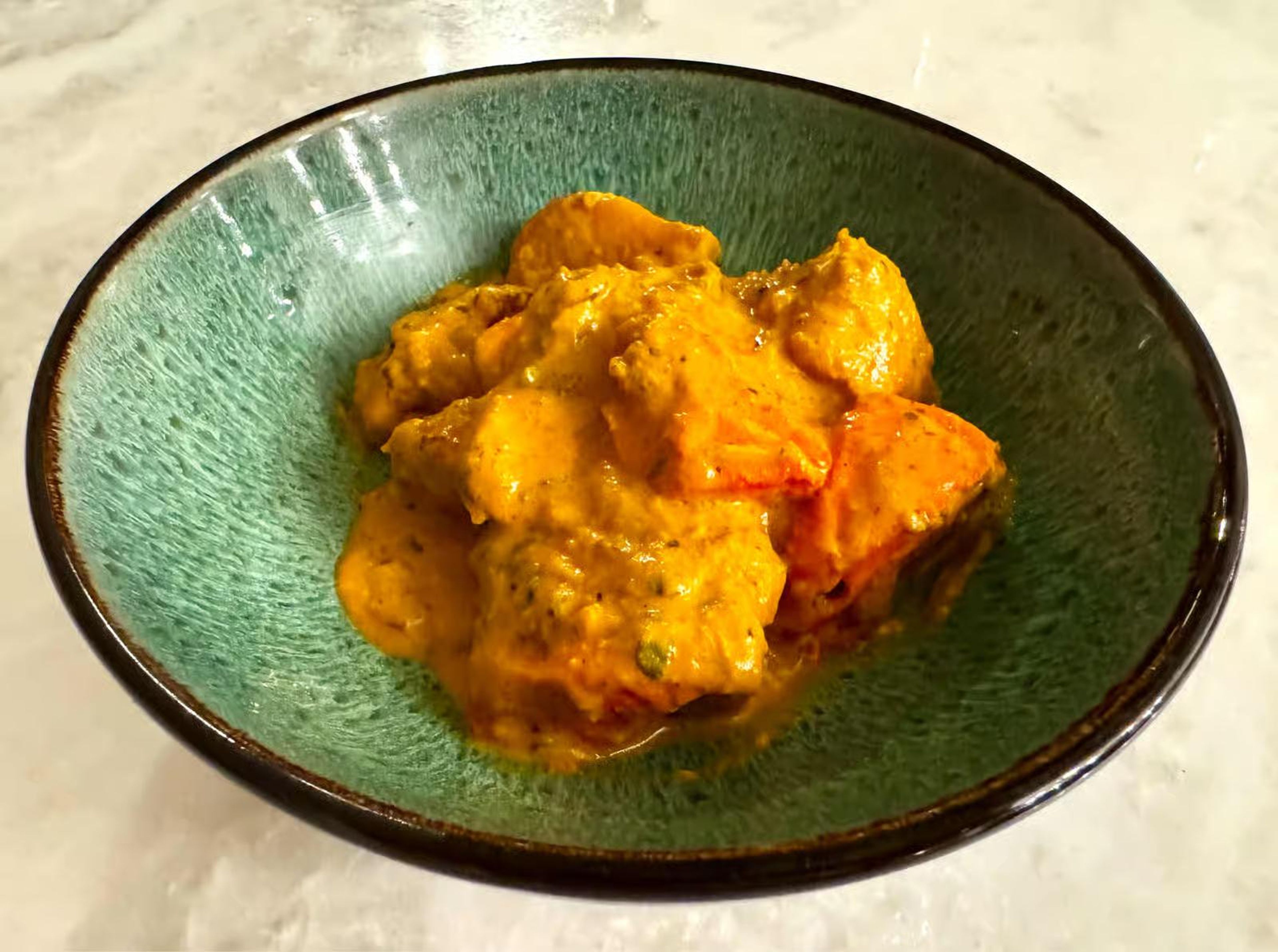 Salmon Roasted Pumpkin Curry.