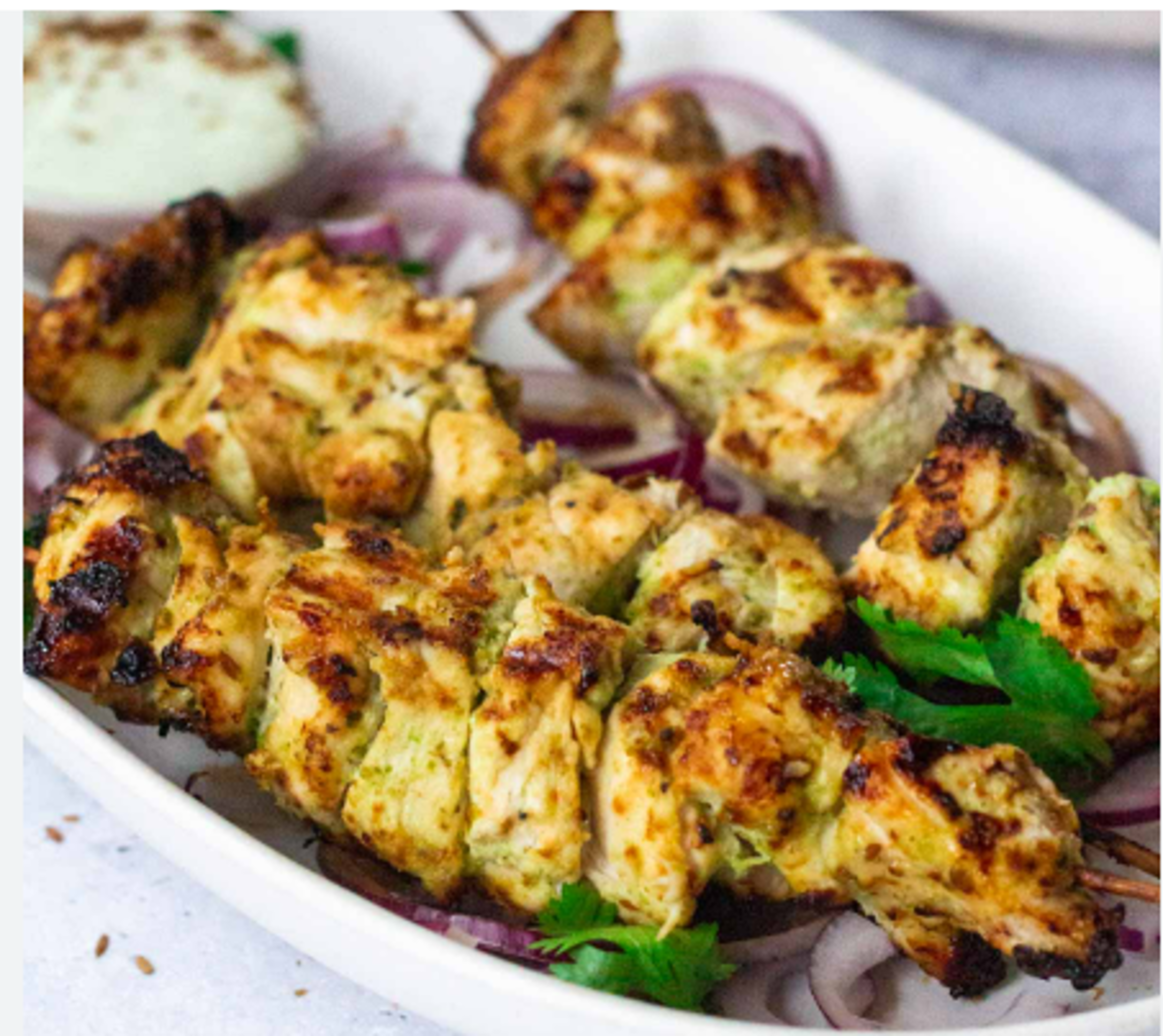 Malai Chicken Tikka.