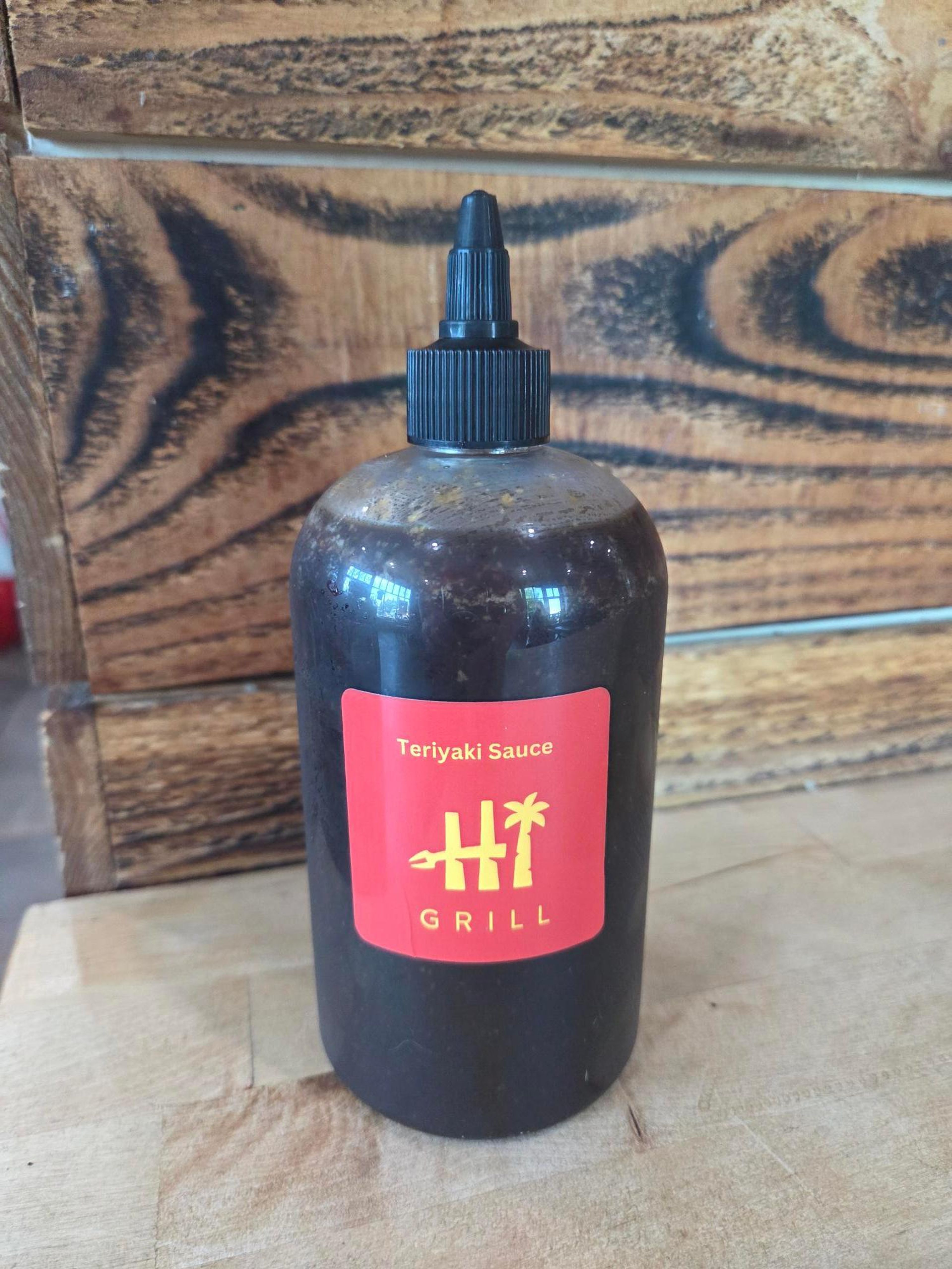 Bottle of Teriyaki.