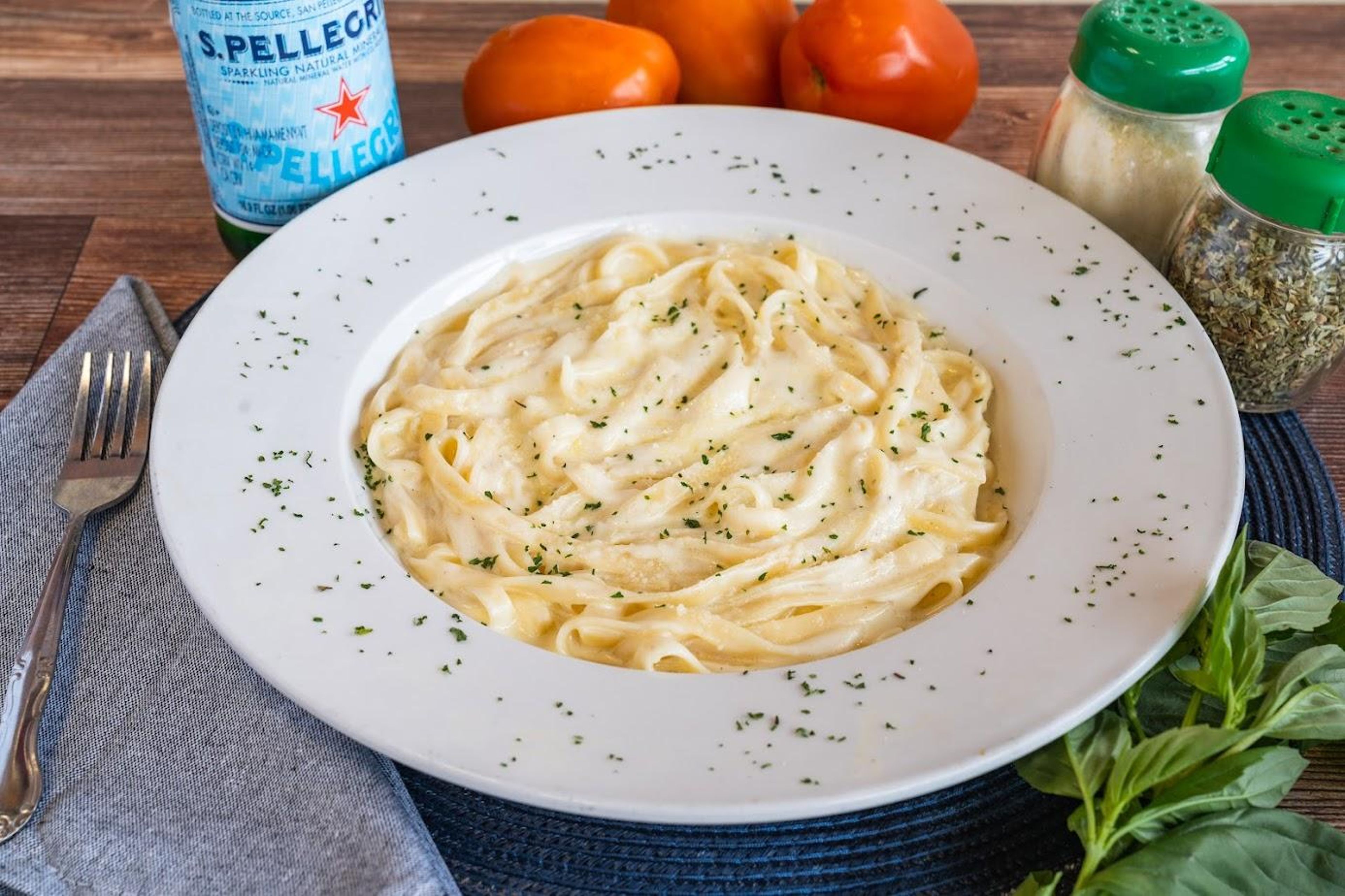 Fettuccini Alfredo.