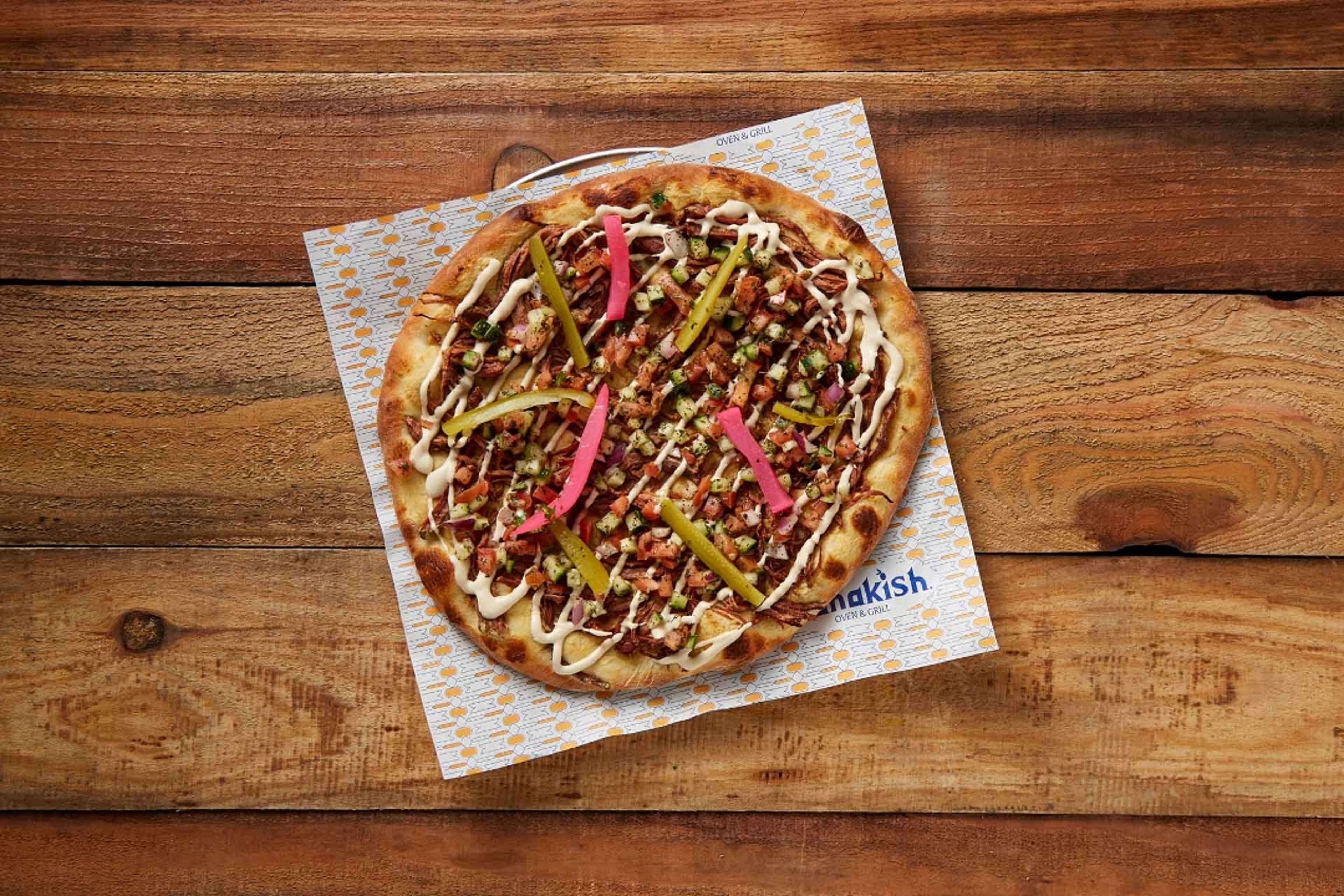 Tri Tip Shawarma Manakish.