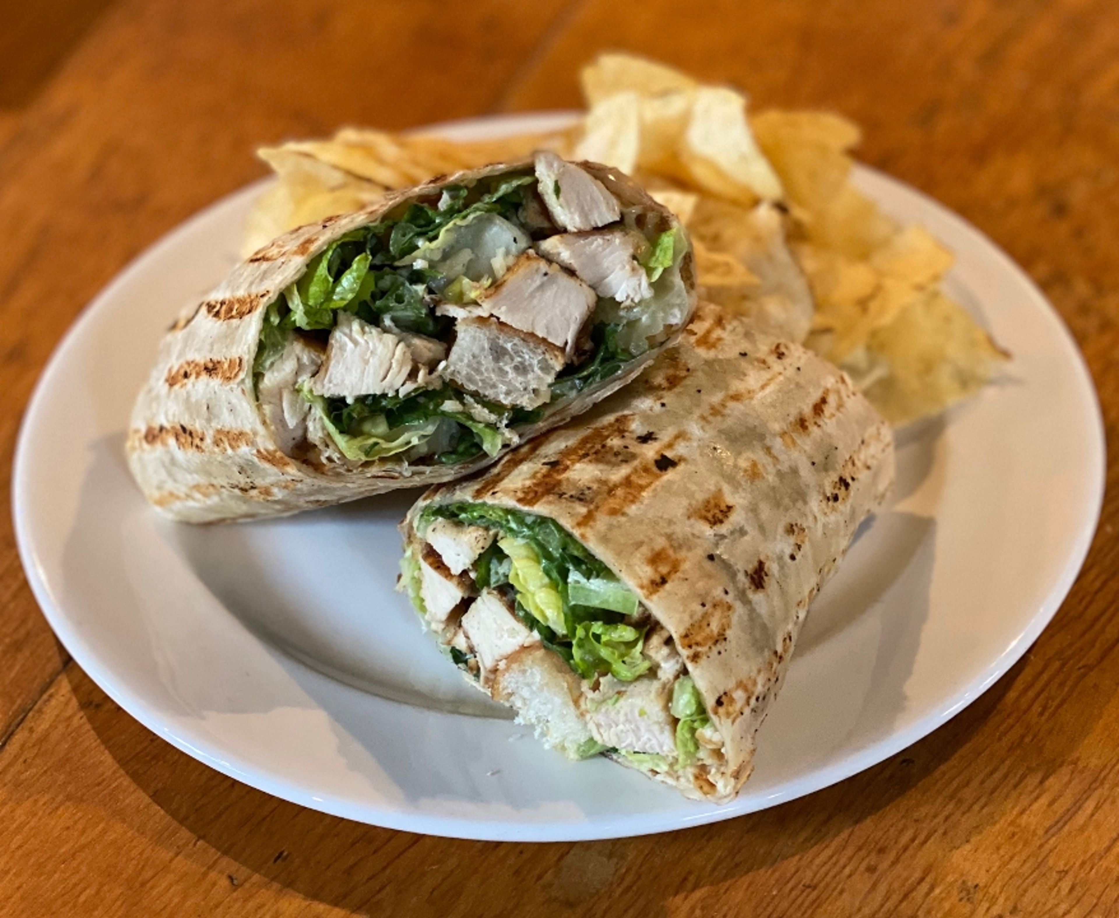 Chicken Caesar Wrap.