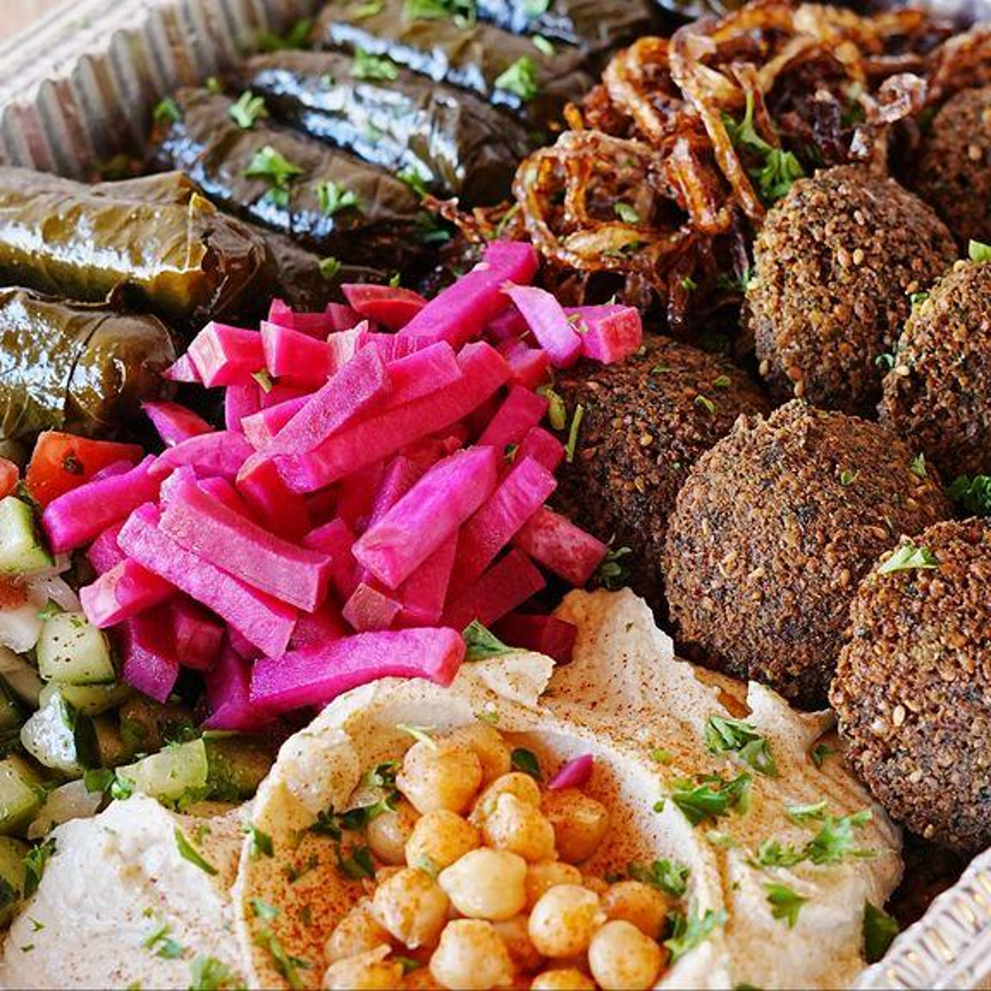 Vegetarian Family Platter.
