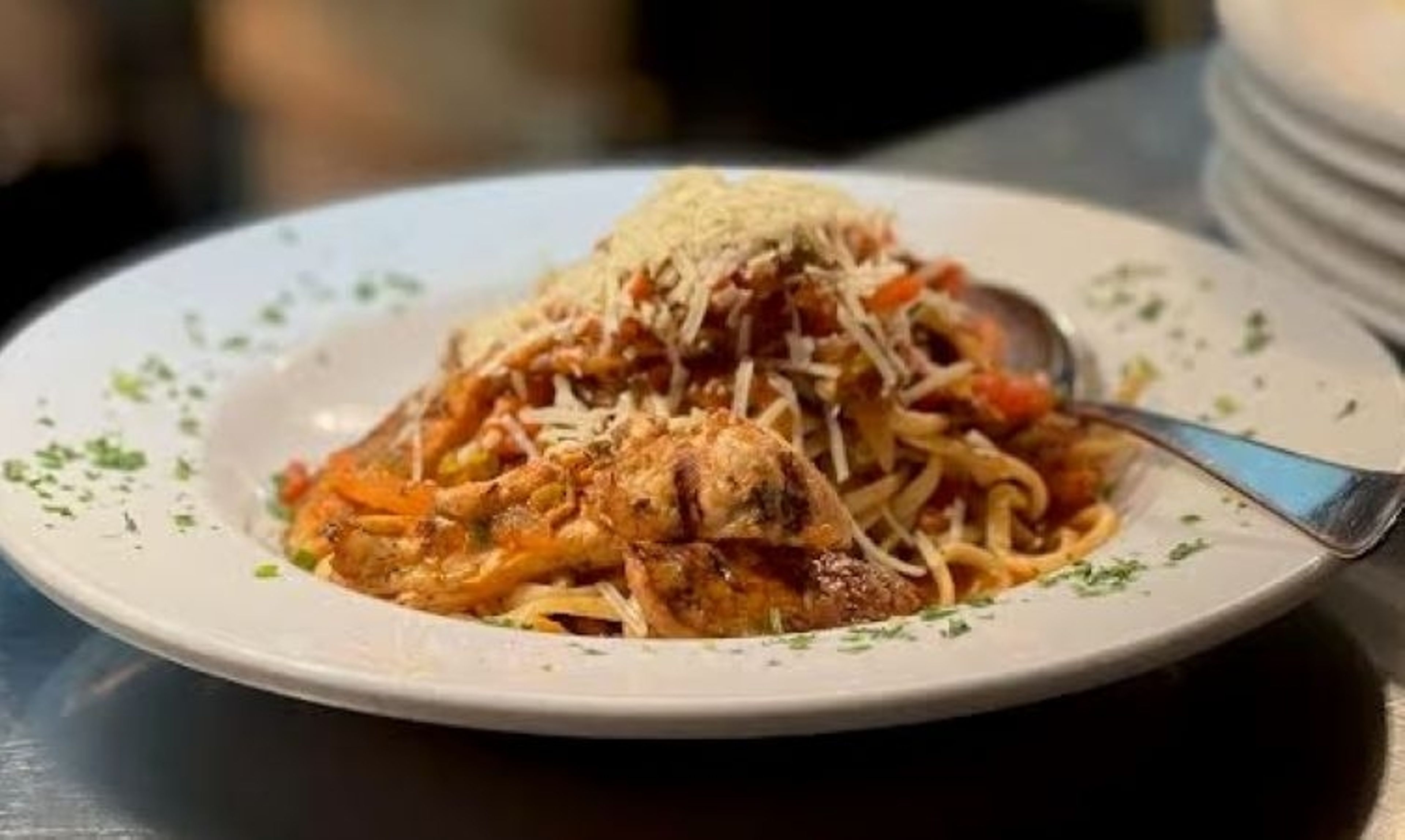 Chicken and Sausage Pasta.