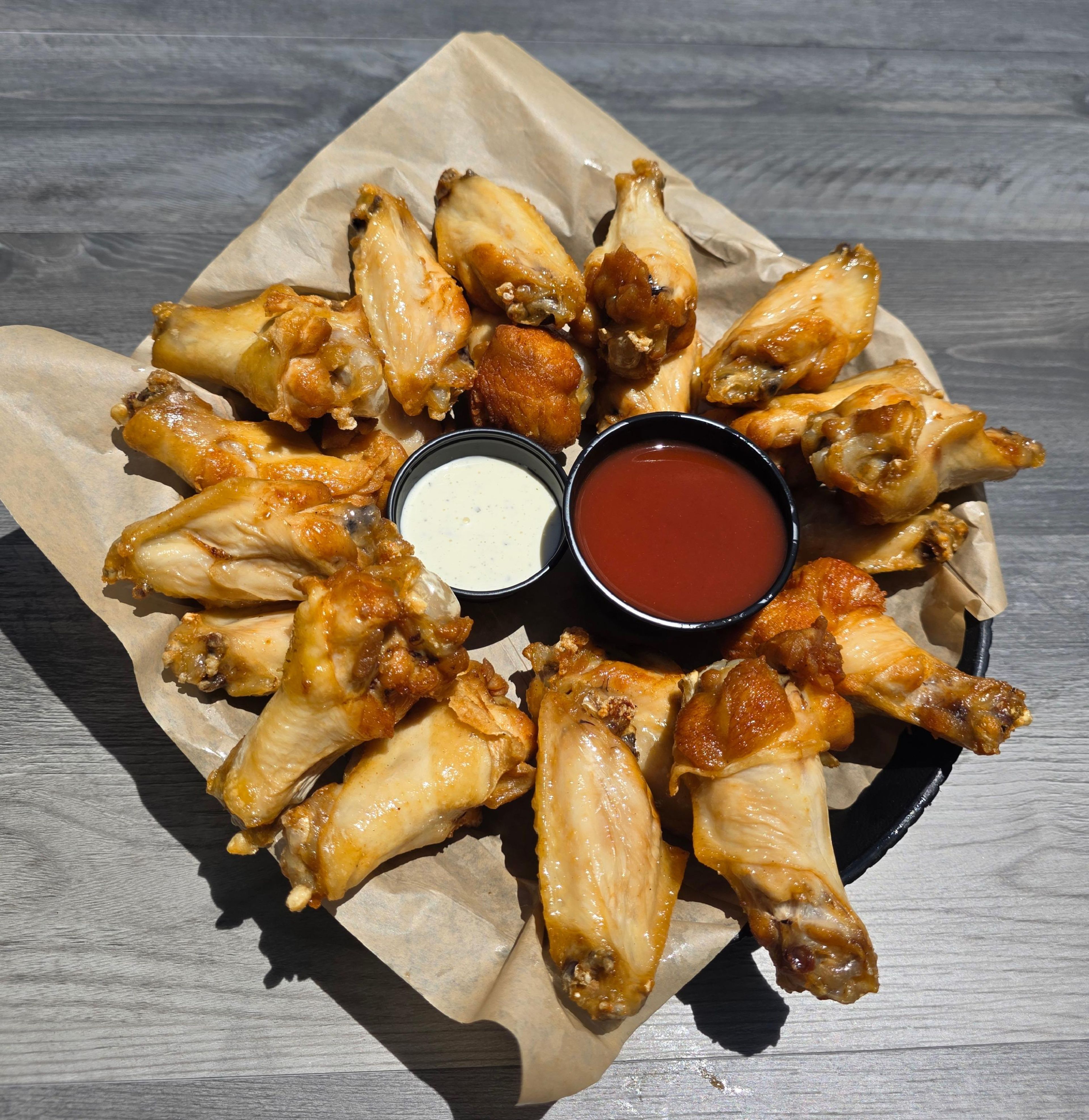 20 Wings Jumbo Chicken Wings.