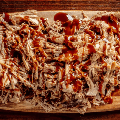 PULLED PORK PLATTER.