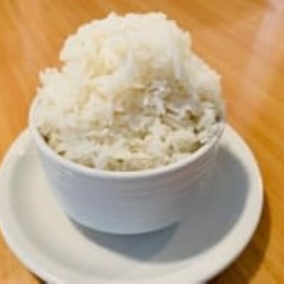 Steamed White Rice.