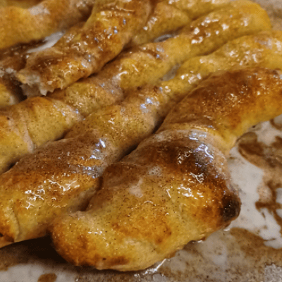 Cinnamon & Sugar Breadsticks with Glaze