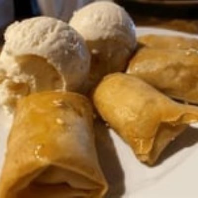 BANAN ROLL + ICE CREAM.