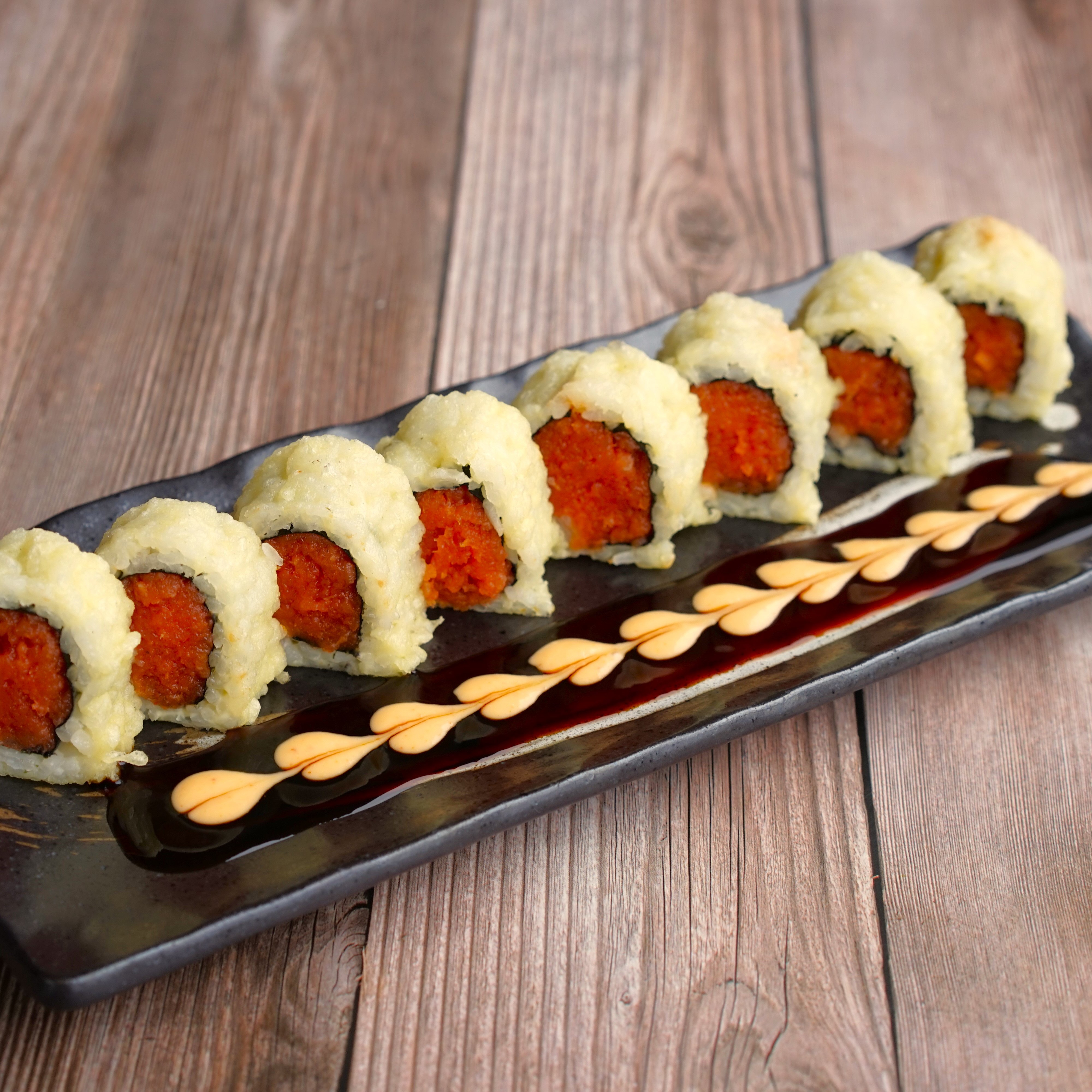 Tempura Spicy Tuna Roll.