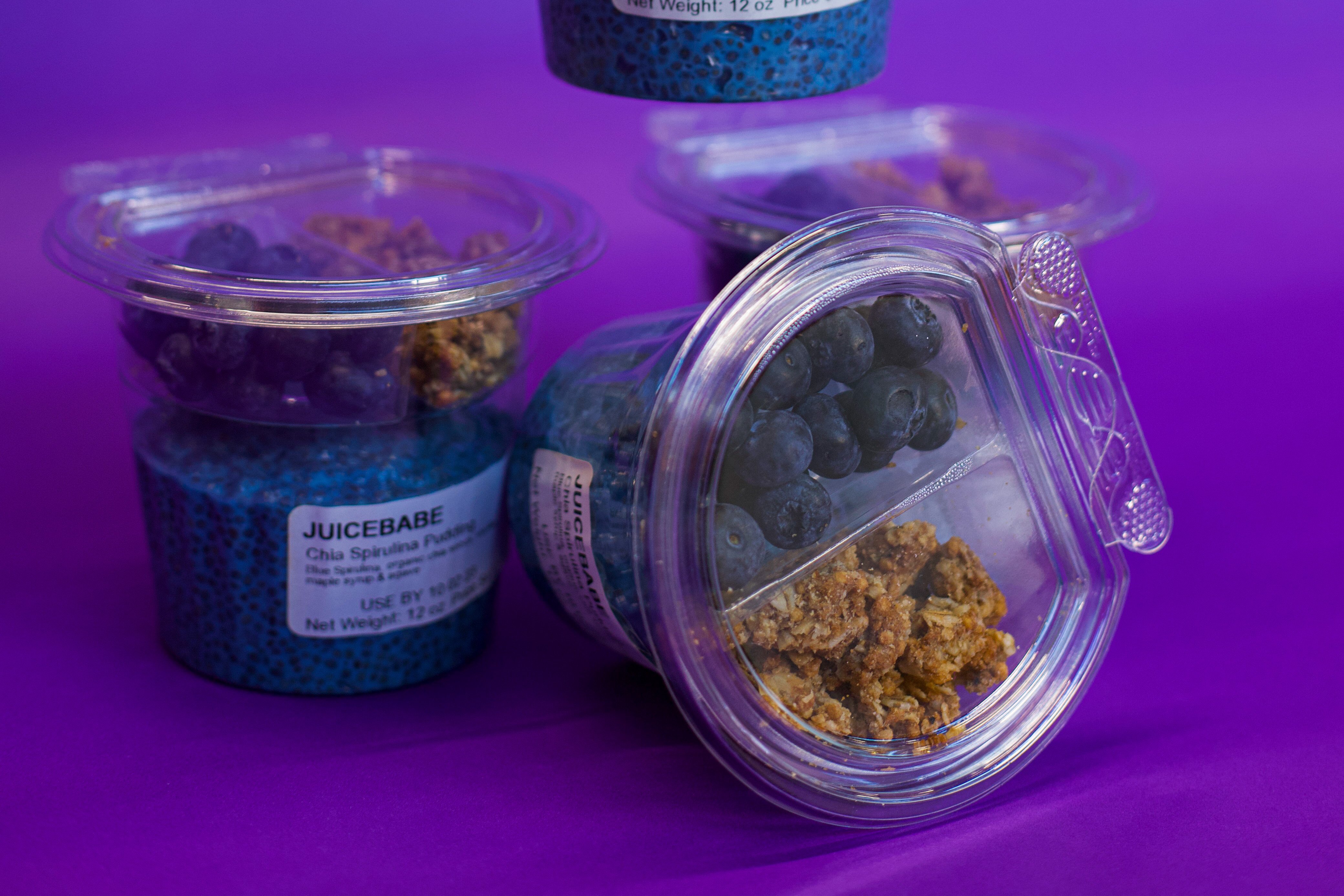Blue Chia Seed Pudding