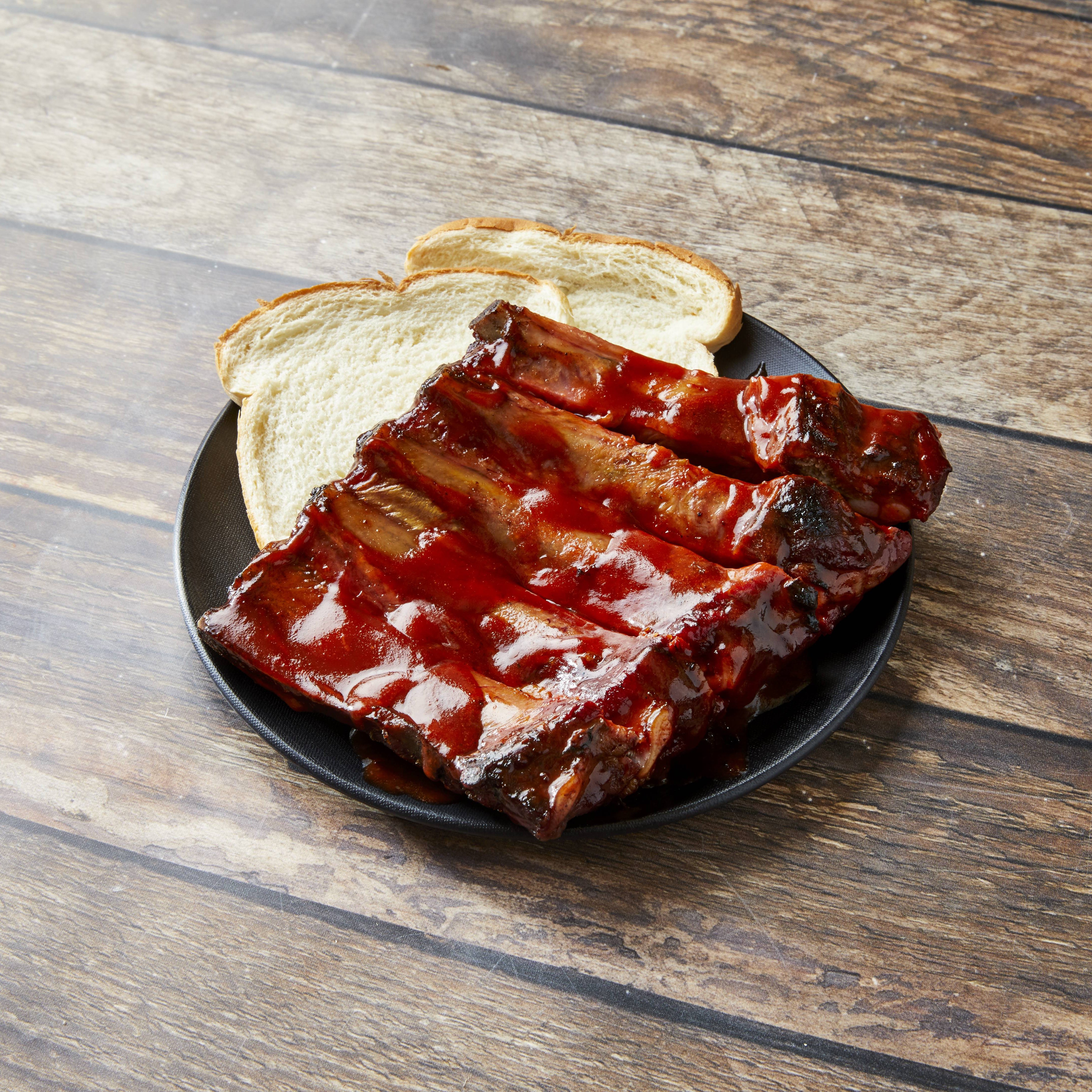 Rib Sandwich Dinner.