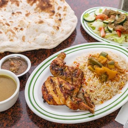 Charcoal Grilled Chicken.