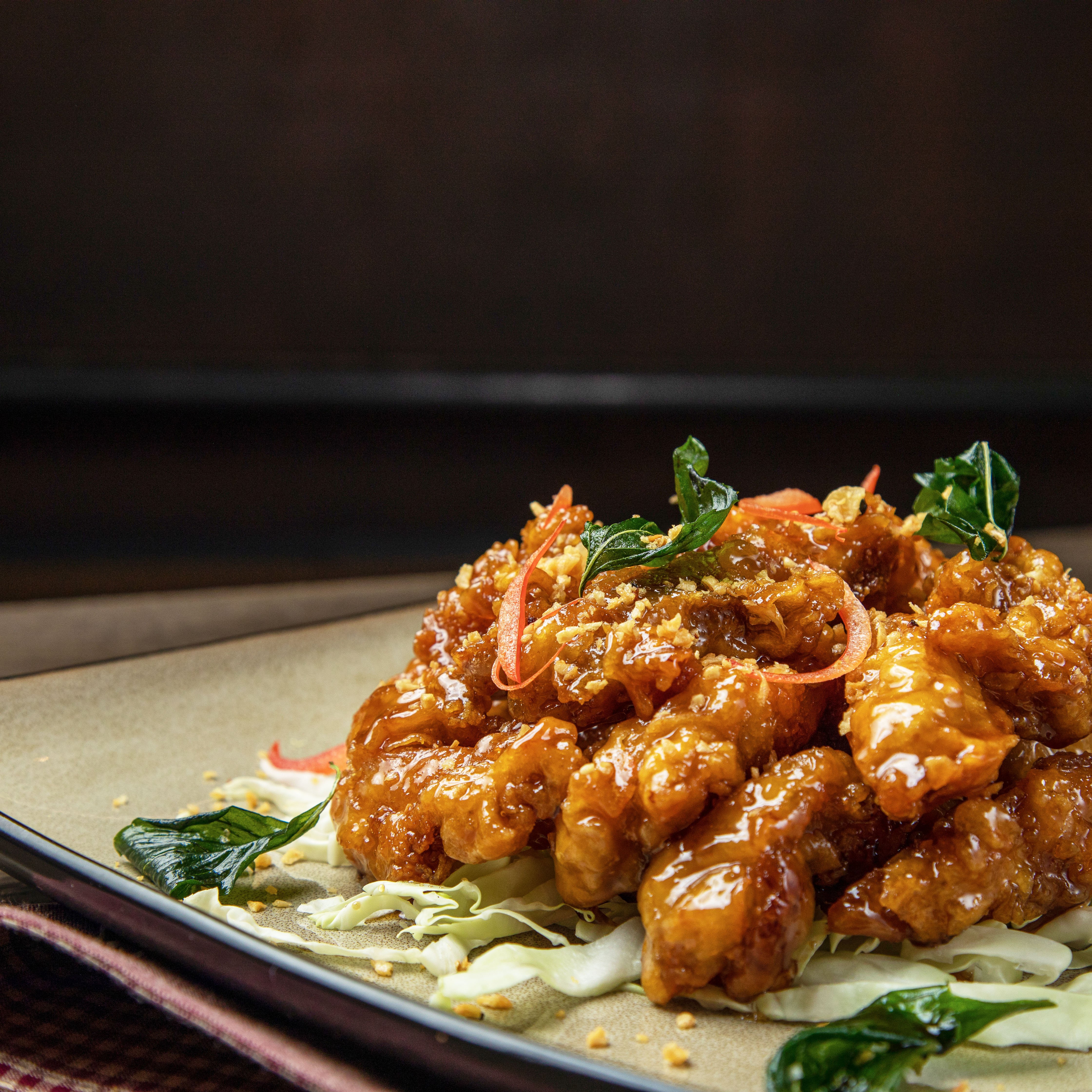 Crispy Garlic Chicken.