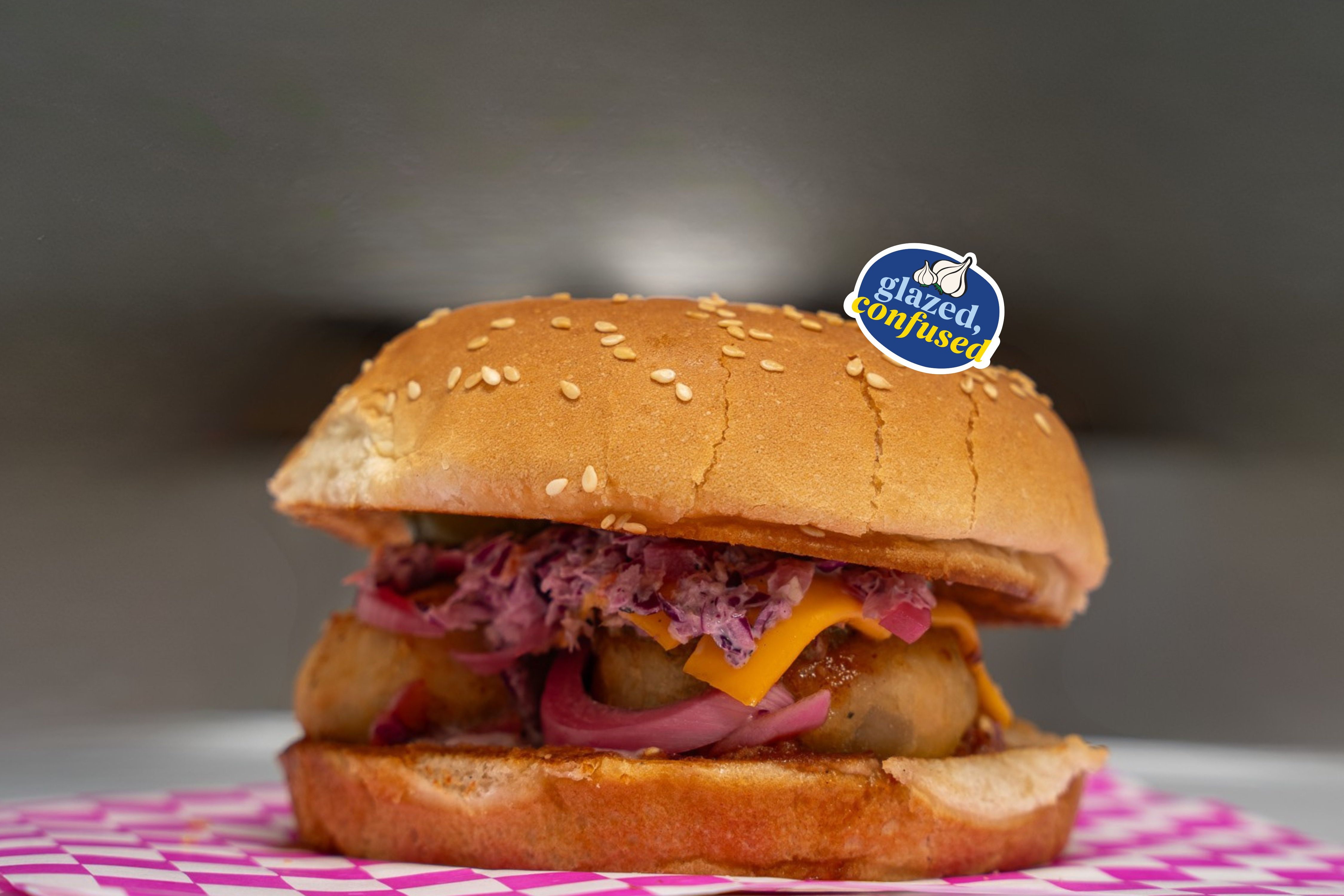 Glazed & Confused Veggie Sandwich – Garlic Soy Glaze